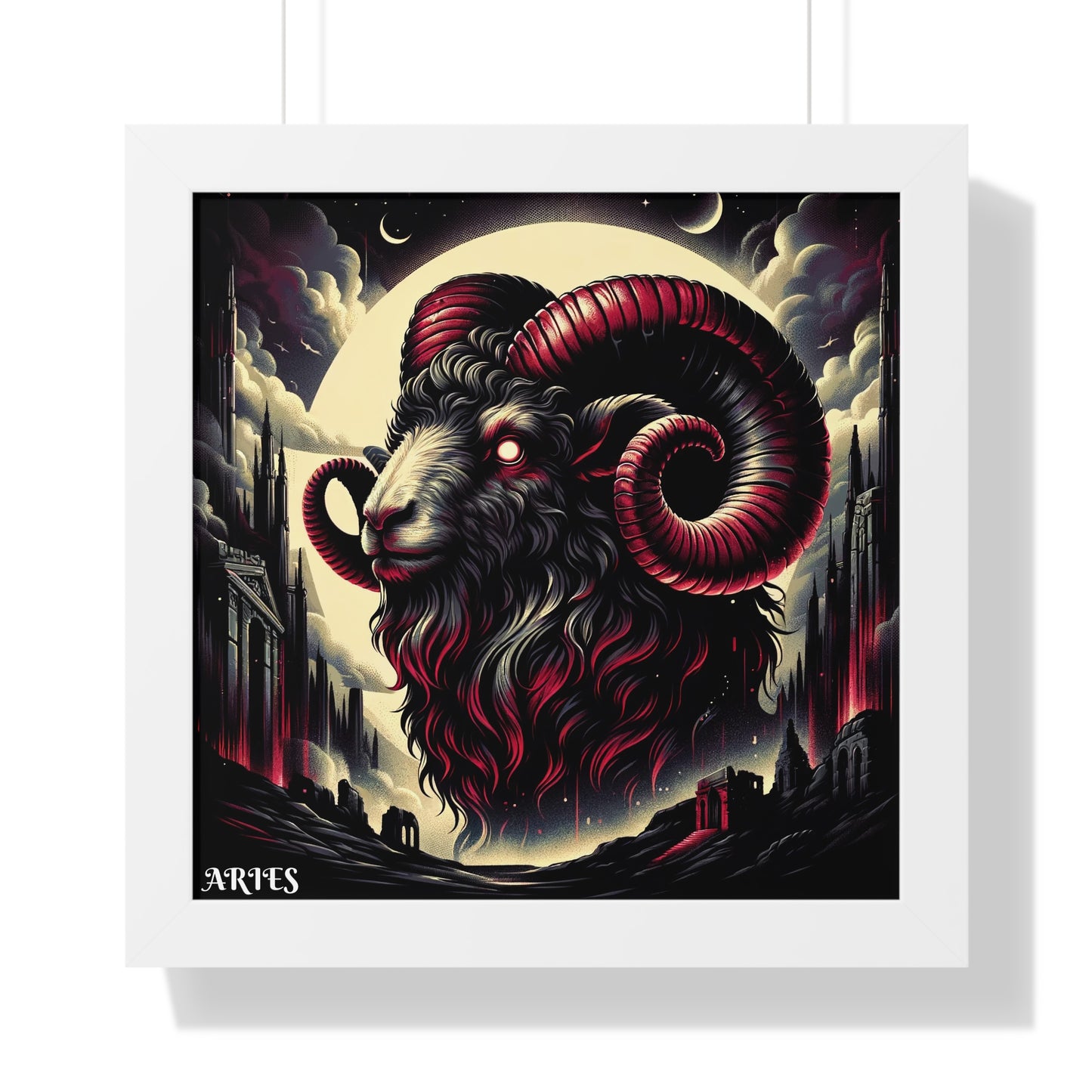 ARIES Framed Vertical Poster