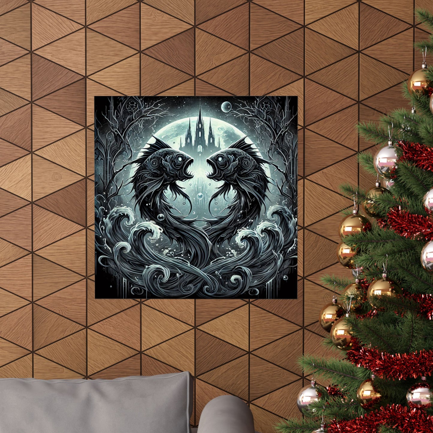 Happy Halloween Matte Vertical Posters Pisces