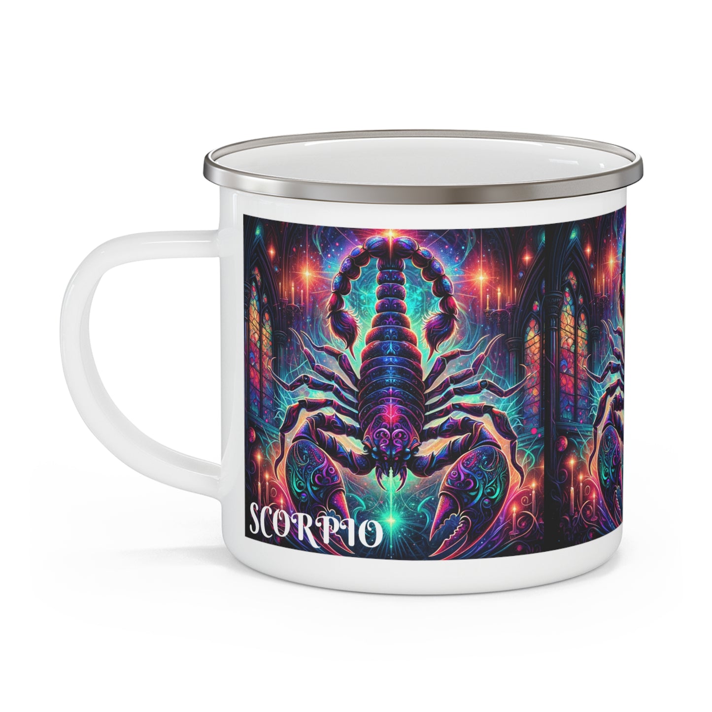 SCORPIO Enamel Camping Mug