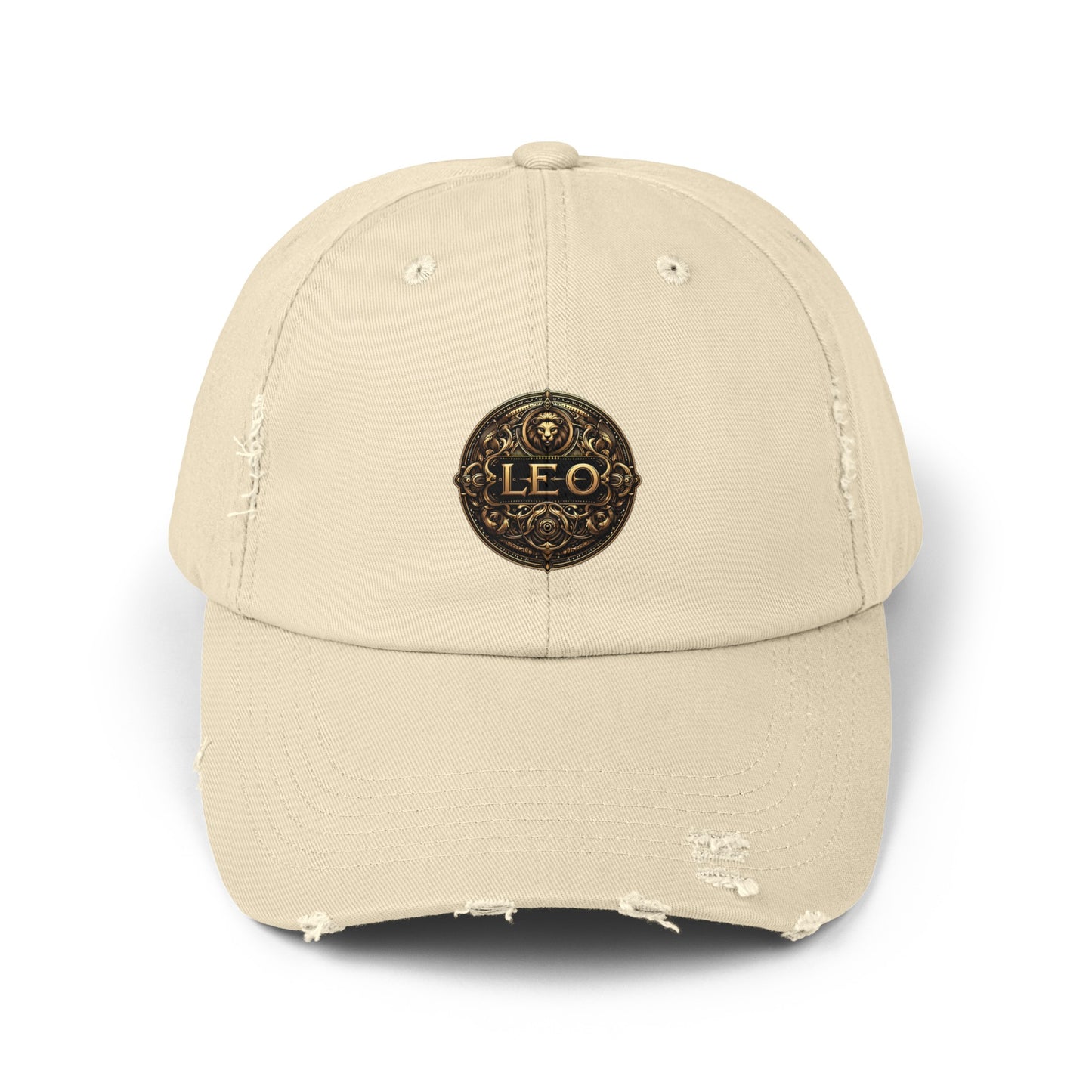 LEO Unisex Distressed Cap