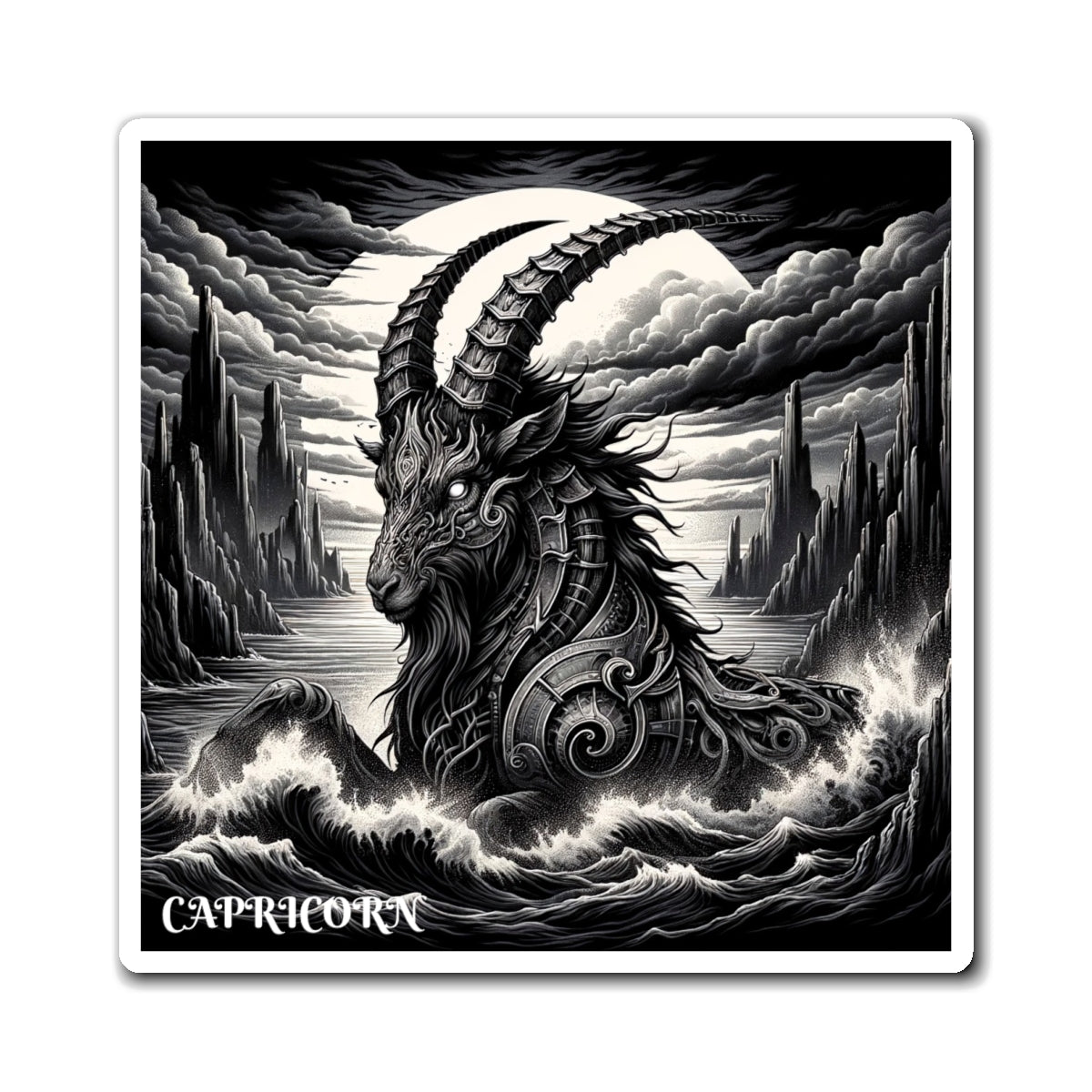 CAPRICORN GOTHIC Magnets