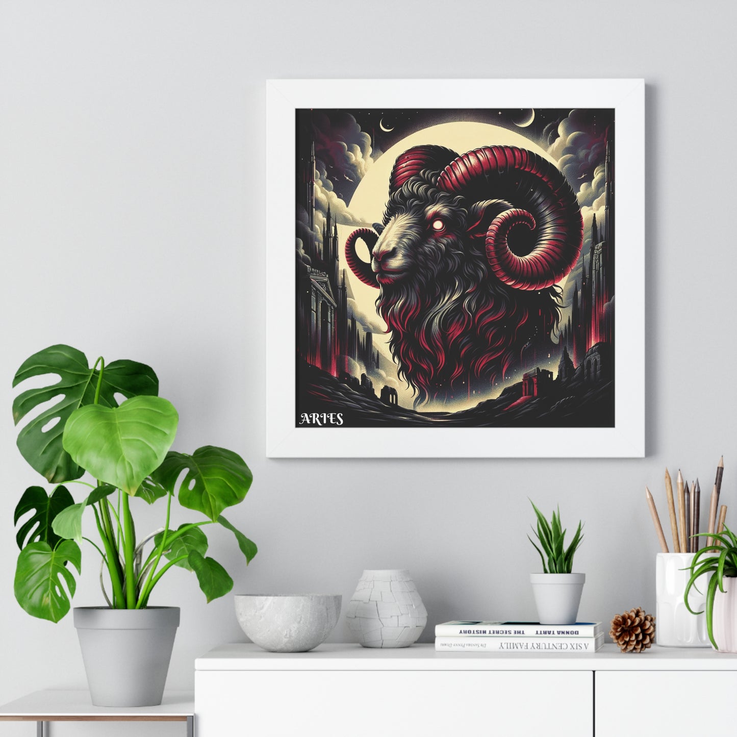 ARIES Framed Vertical Poster