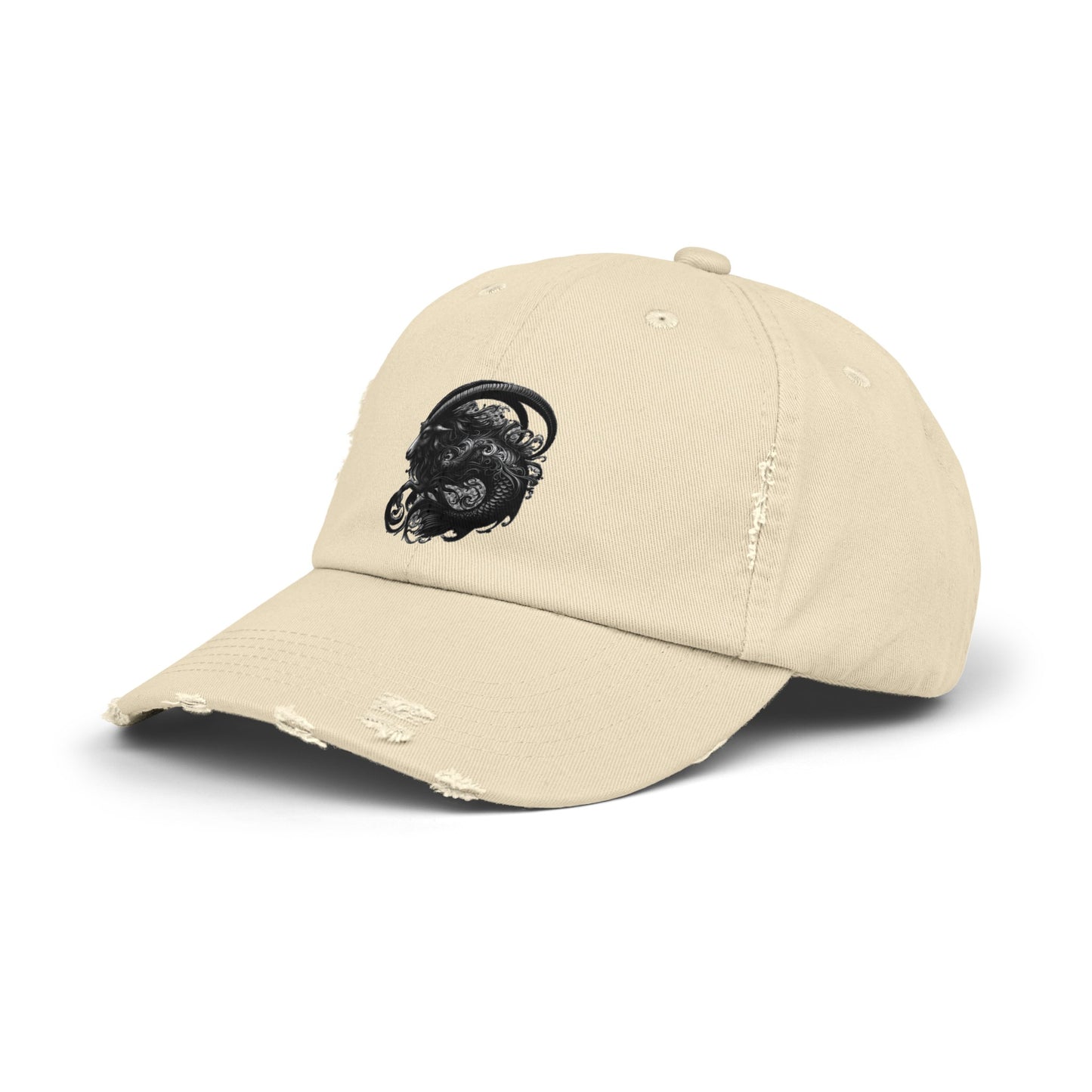 CAPRICORN Unisex Distressed Cap