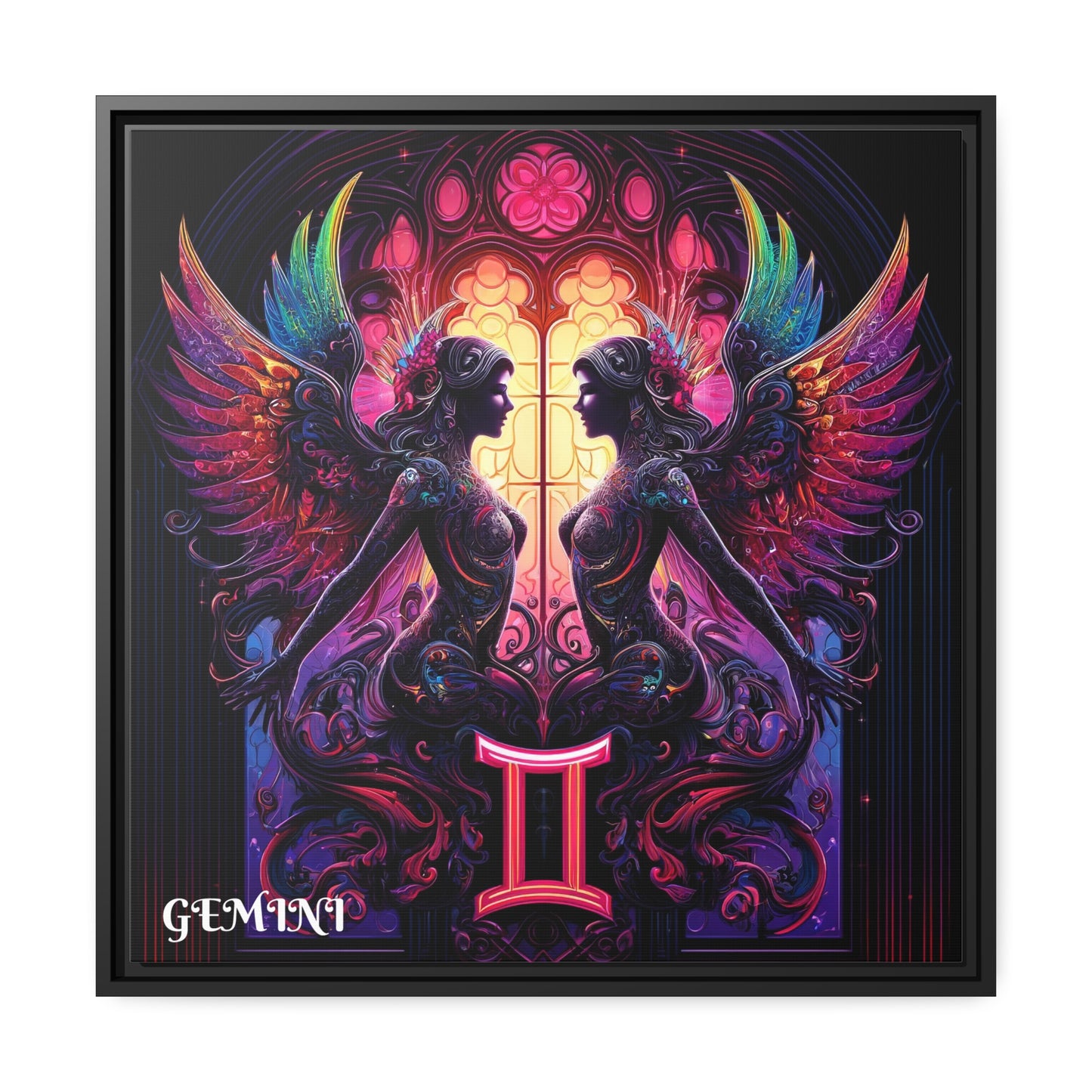 GEMINI Matte Canvas, Black Frame