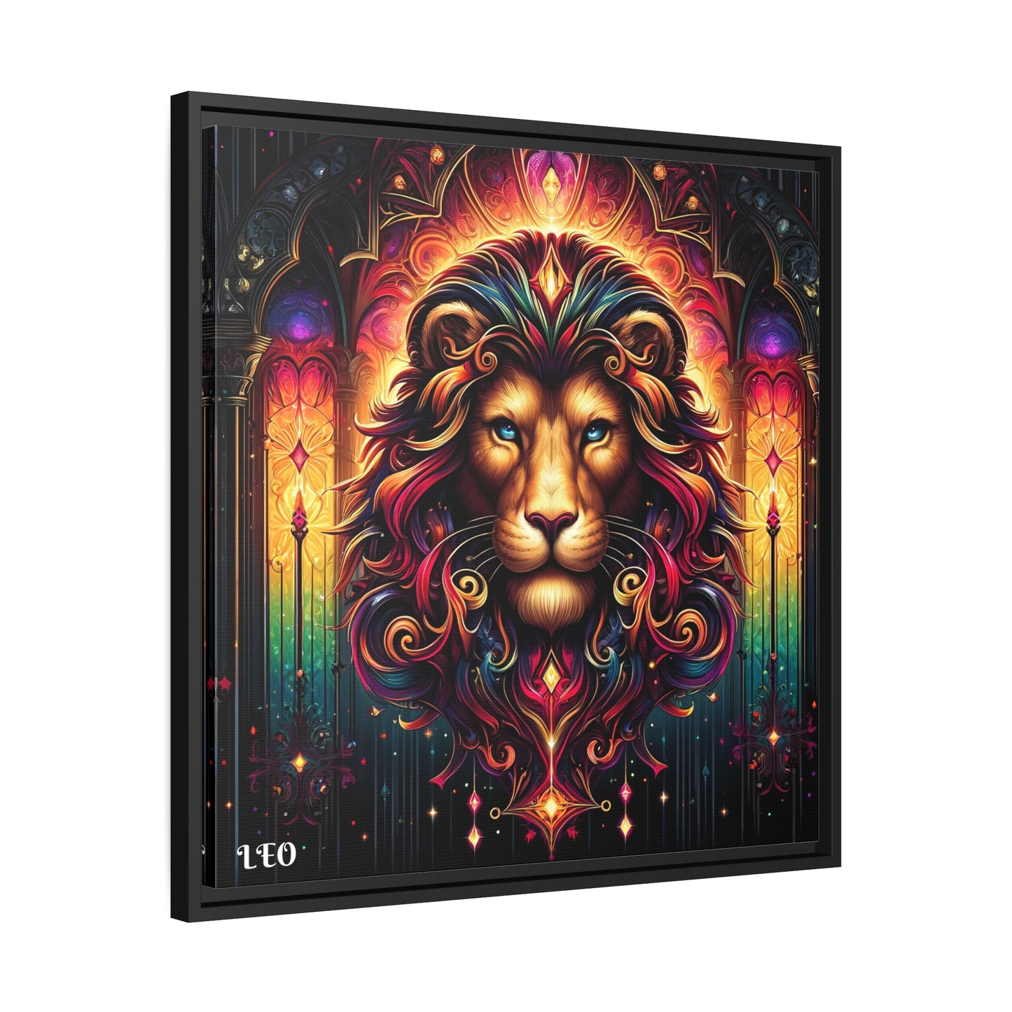 LEO Matte Canvas, Black Frame