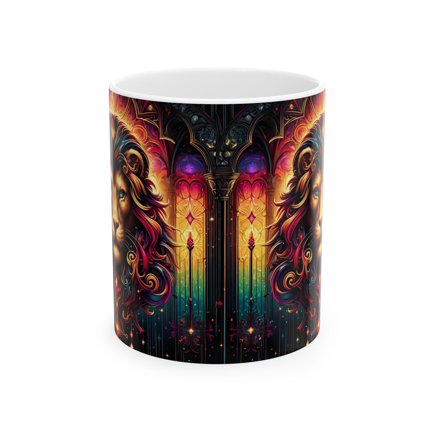 LEO Ceramic Mug, (11oz, 15oz)