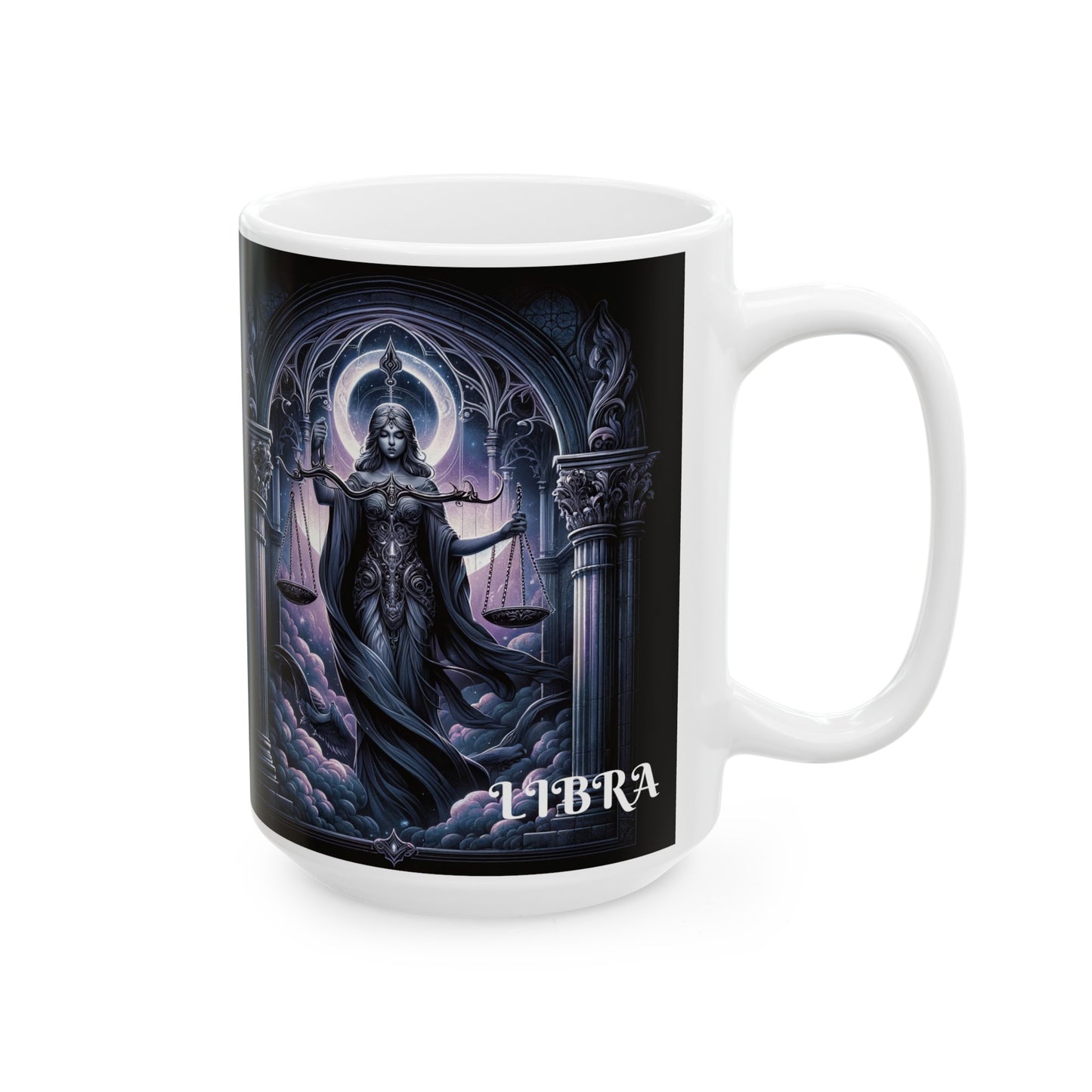 LIBRA GOTHIC 陶瓷杯,(11 盎司,15 盎司)