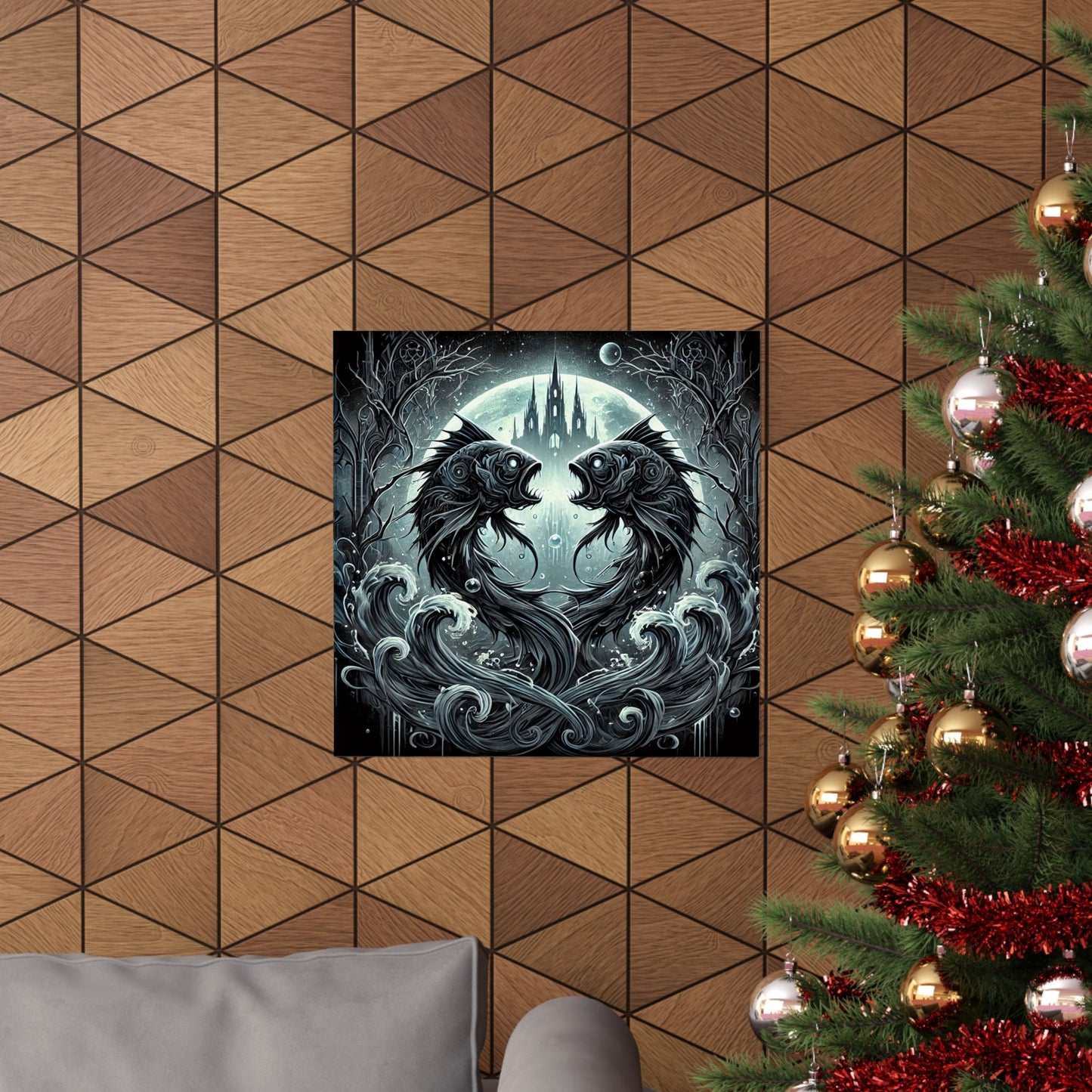 Happy Halloween Matte Vertical Posters Pisces