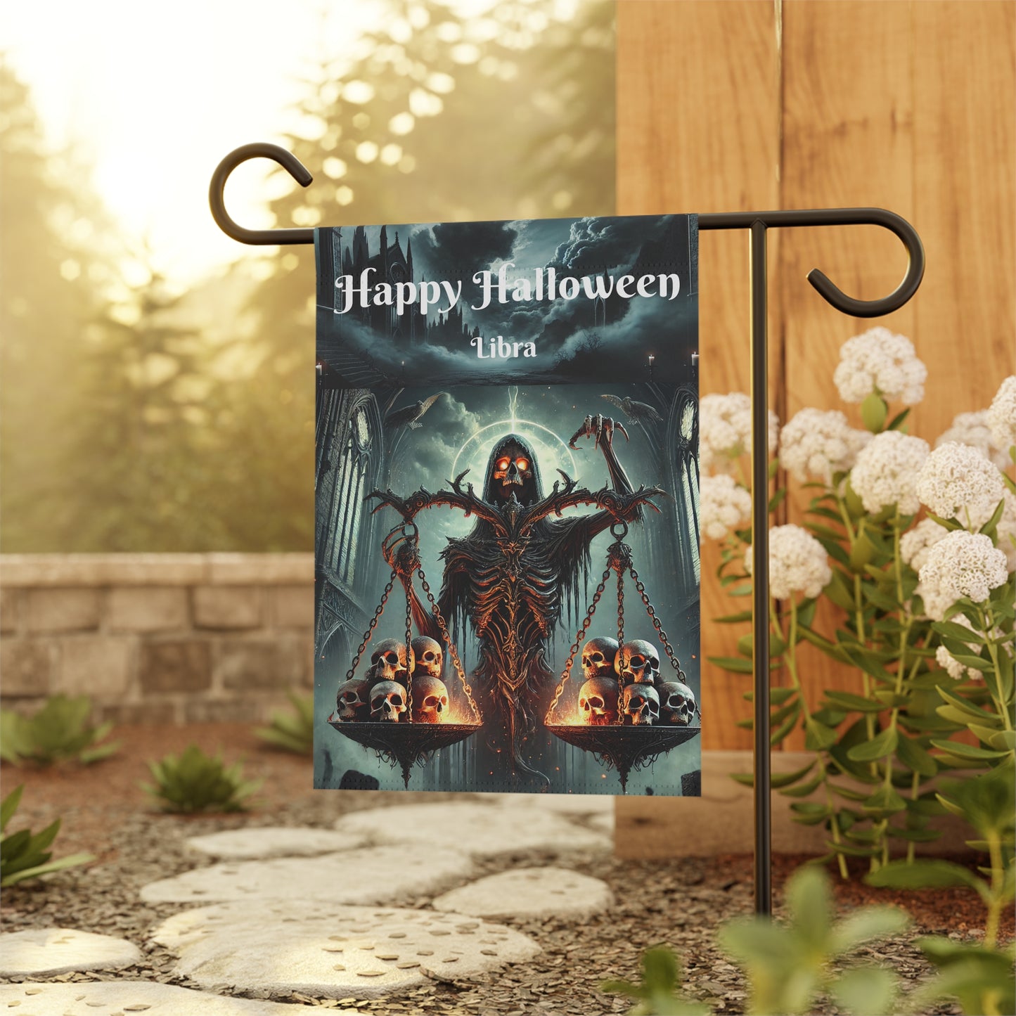 Happy Halloween Garden & House Banner - Libra