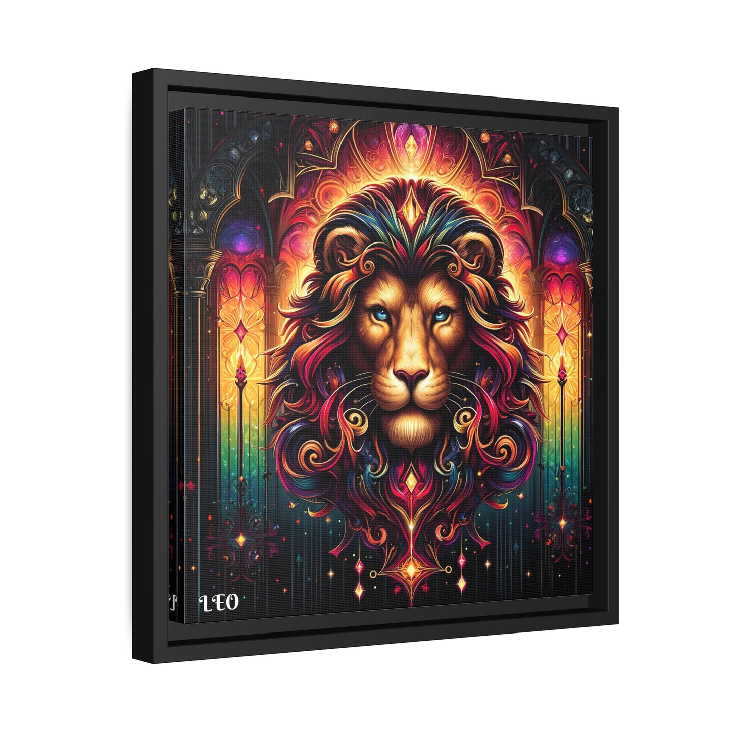 LEO Matte Canvas, Black Frame