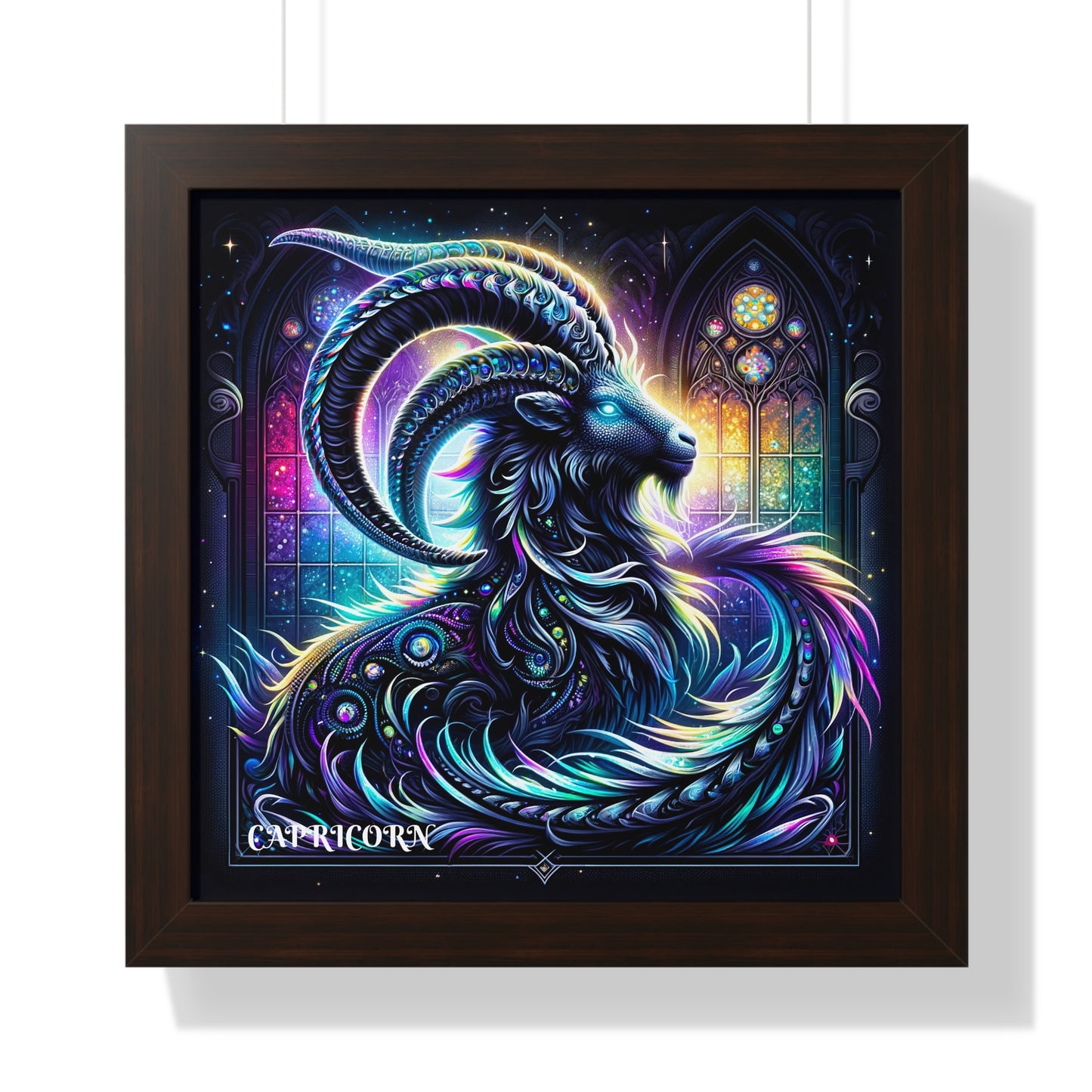 CAPRICORN Framed Vertical Poster