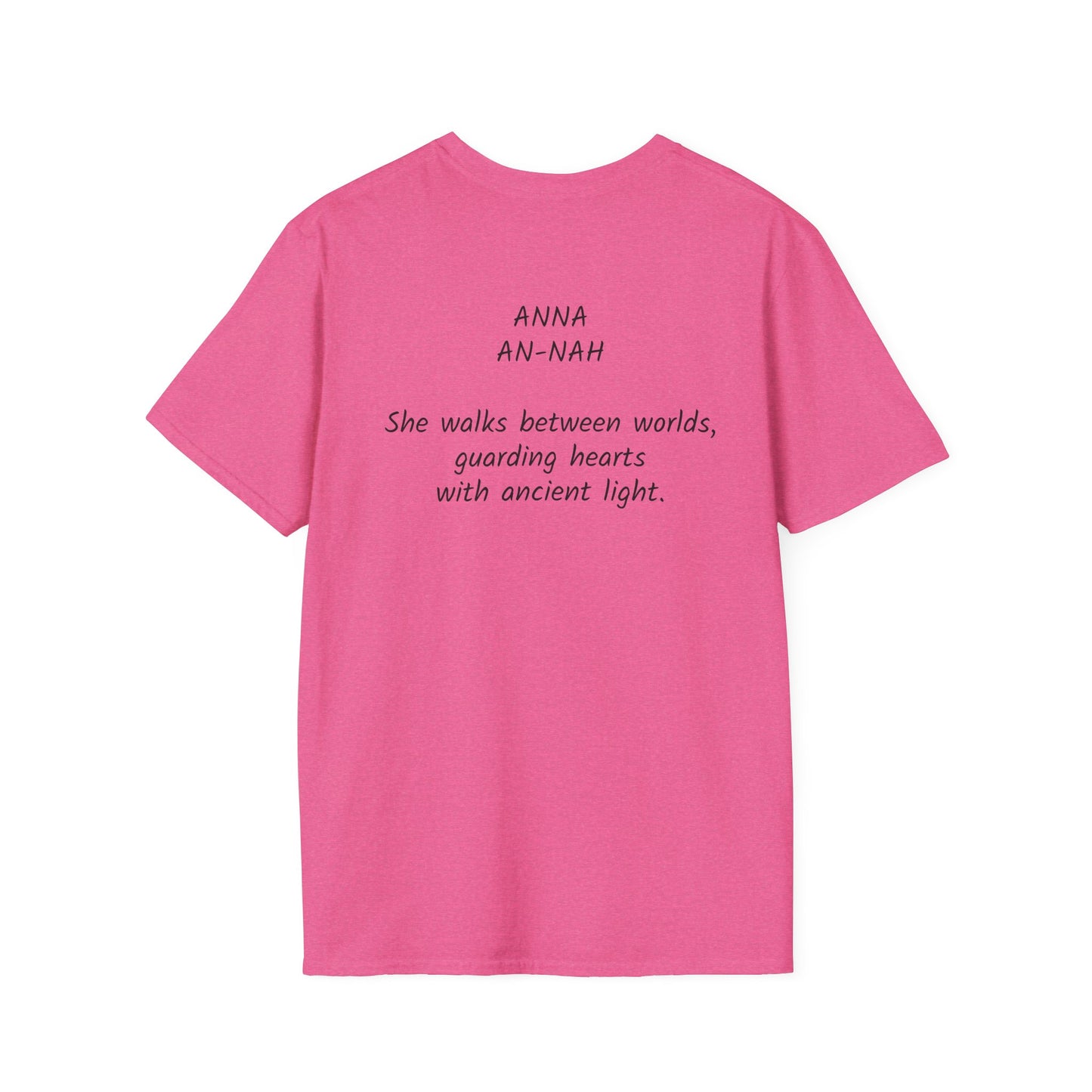 Mystical ANNA Name T-Shirt – Guardian of Light Edition. Spiritual Quote T-Shirt, Gift for Her, Affirmation Clothing, Unique Graphic Tee, Inspirational Apparel, Casual Style