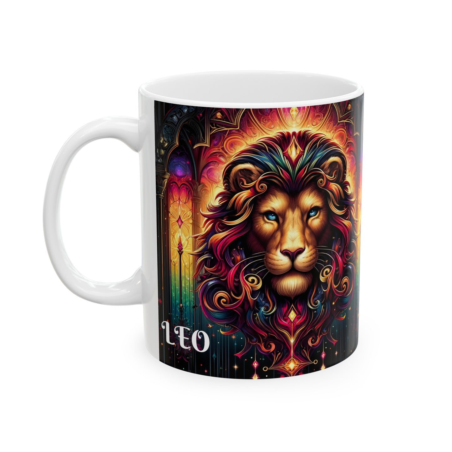 LEO Ceramic Mug, (11oz, 15oz)