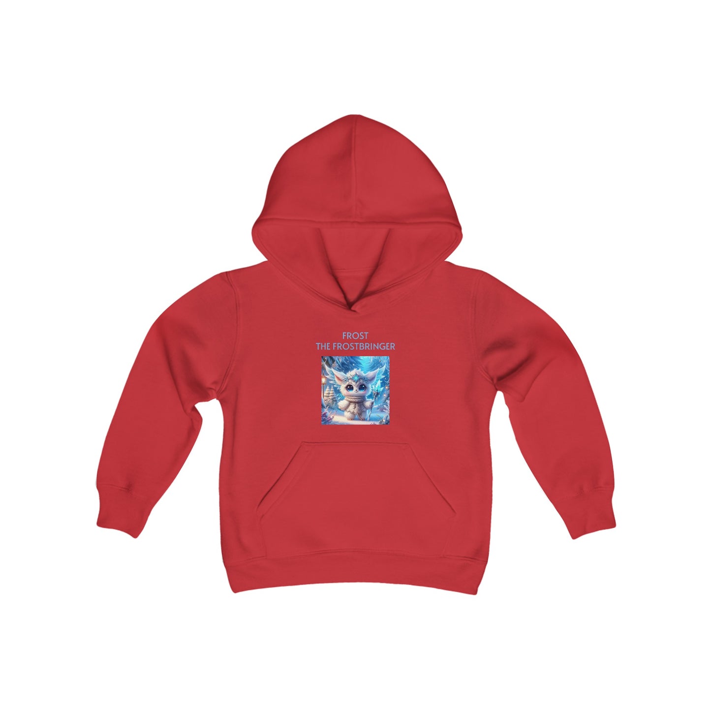 Youth Heavy Blend Hooded Sweatshirt Frost the Frostbringer