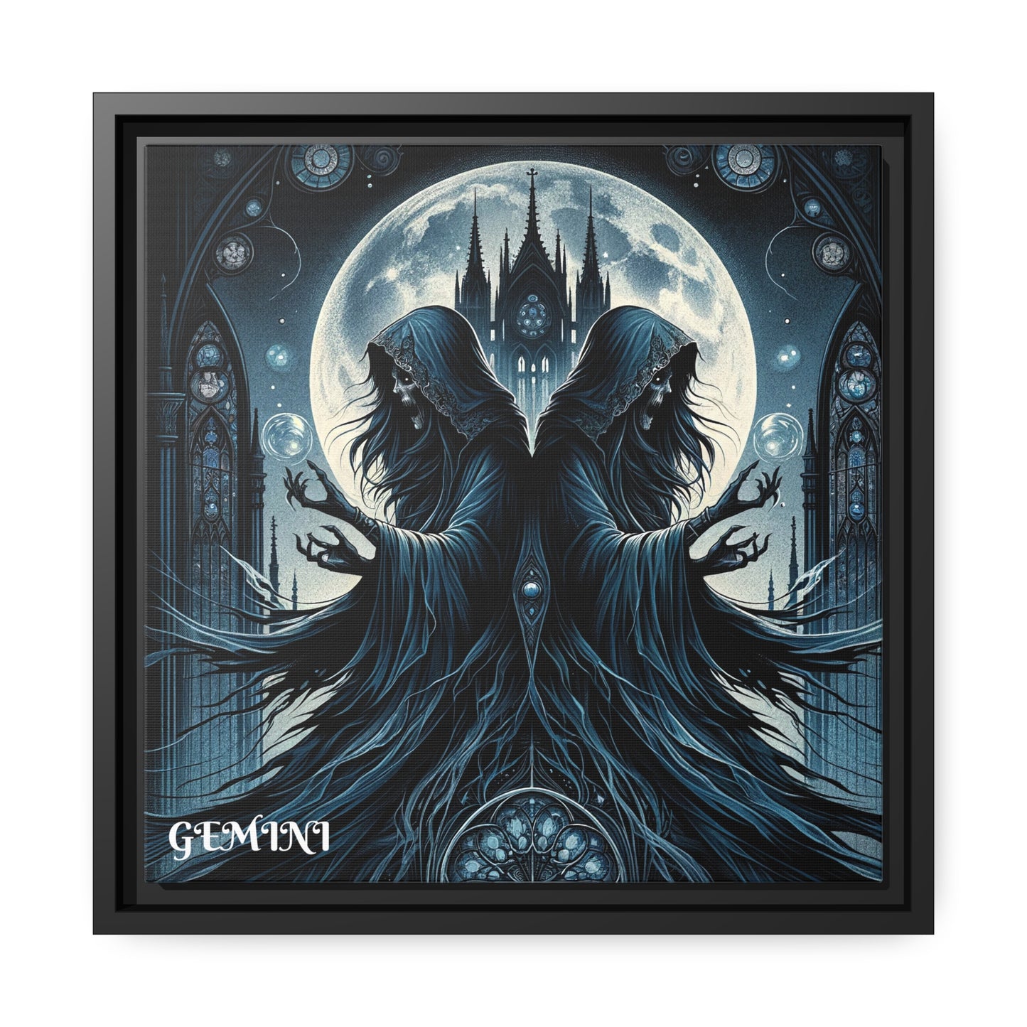 GEMINI Matte Canvas, Black Frame
