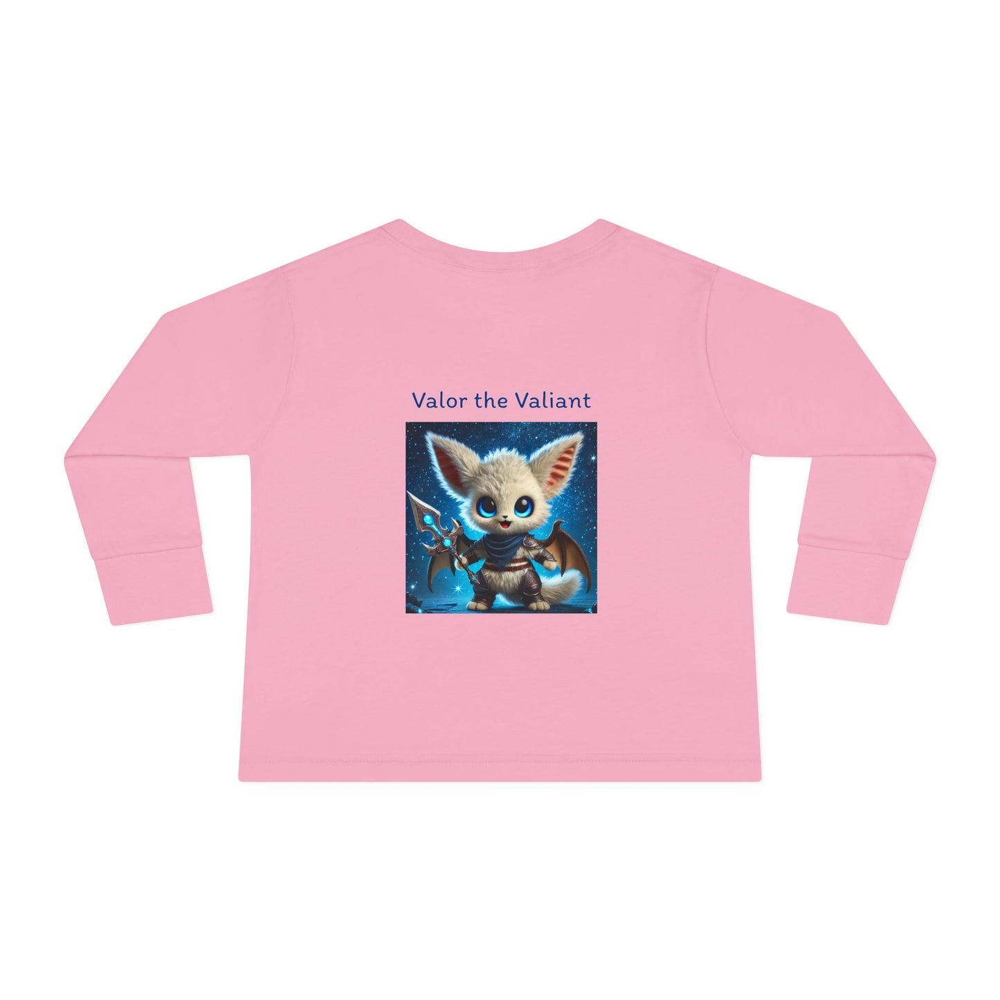 Toddler Long Sleeve Tee 2T-6T Fairyland Guardian Valor the Valiant, Soft and Magical