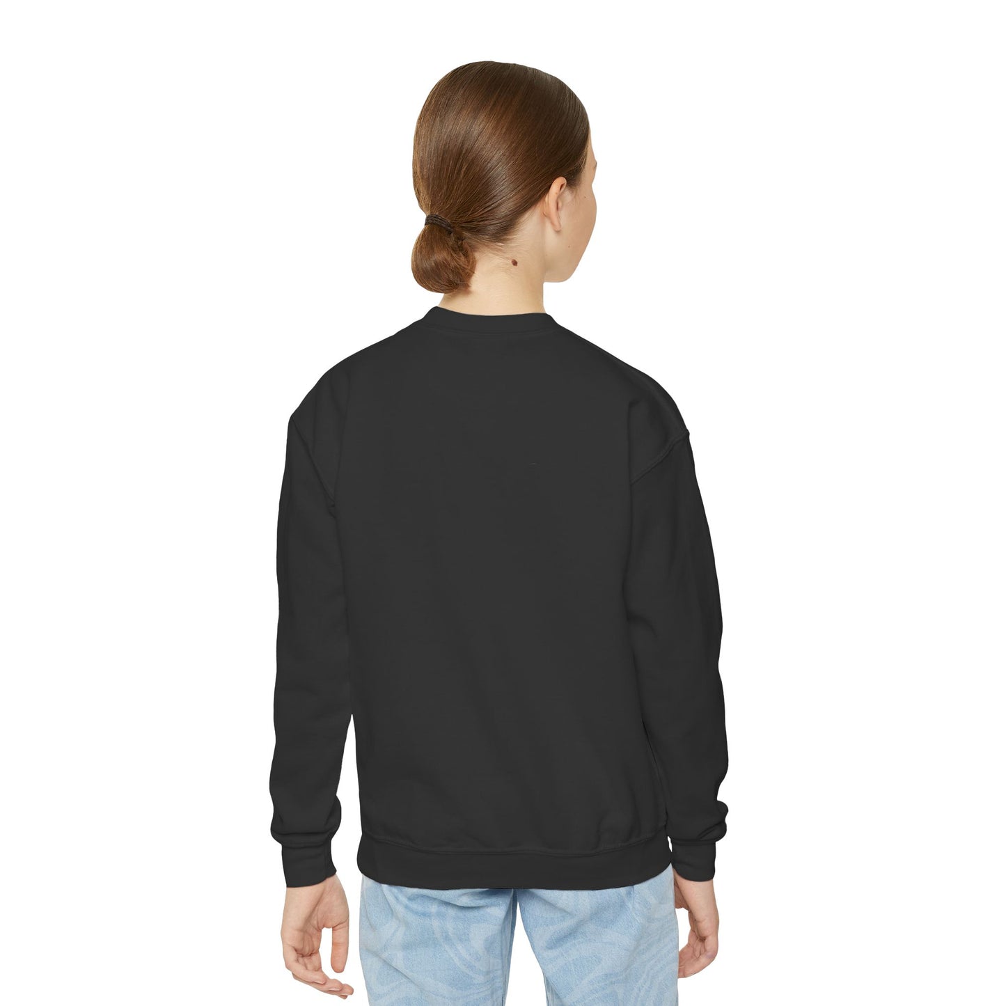 Youth Crewneck Sweatshirt Enjoy Your Life white