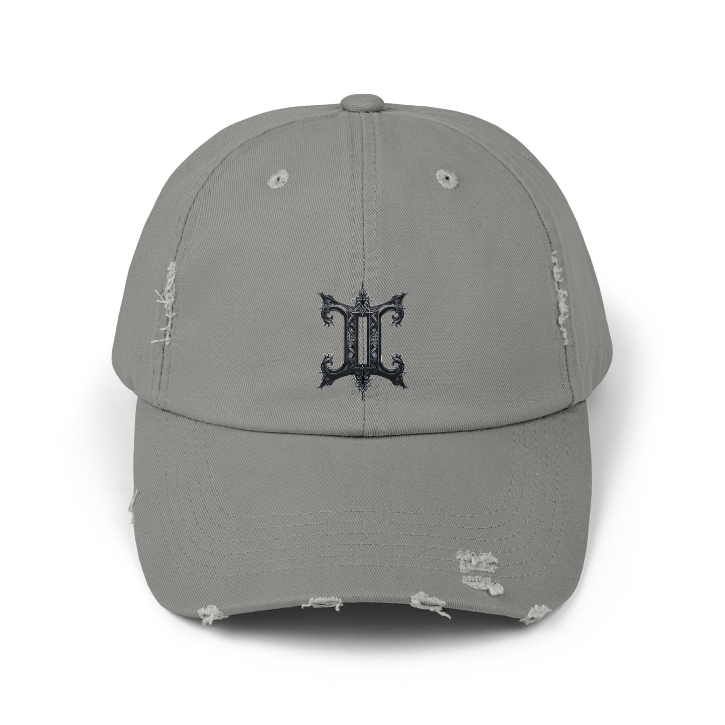 GEMINI Unisex Distressed Cap