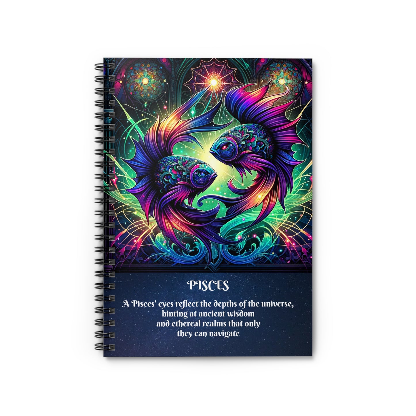 PISCES Spiral Notebook - Ruled Line