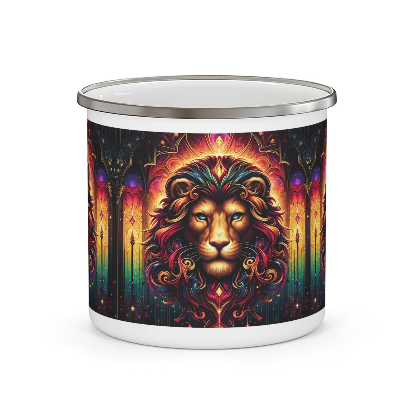 LEO Enamel Camping Mug