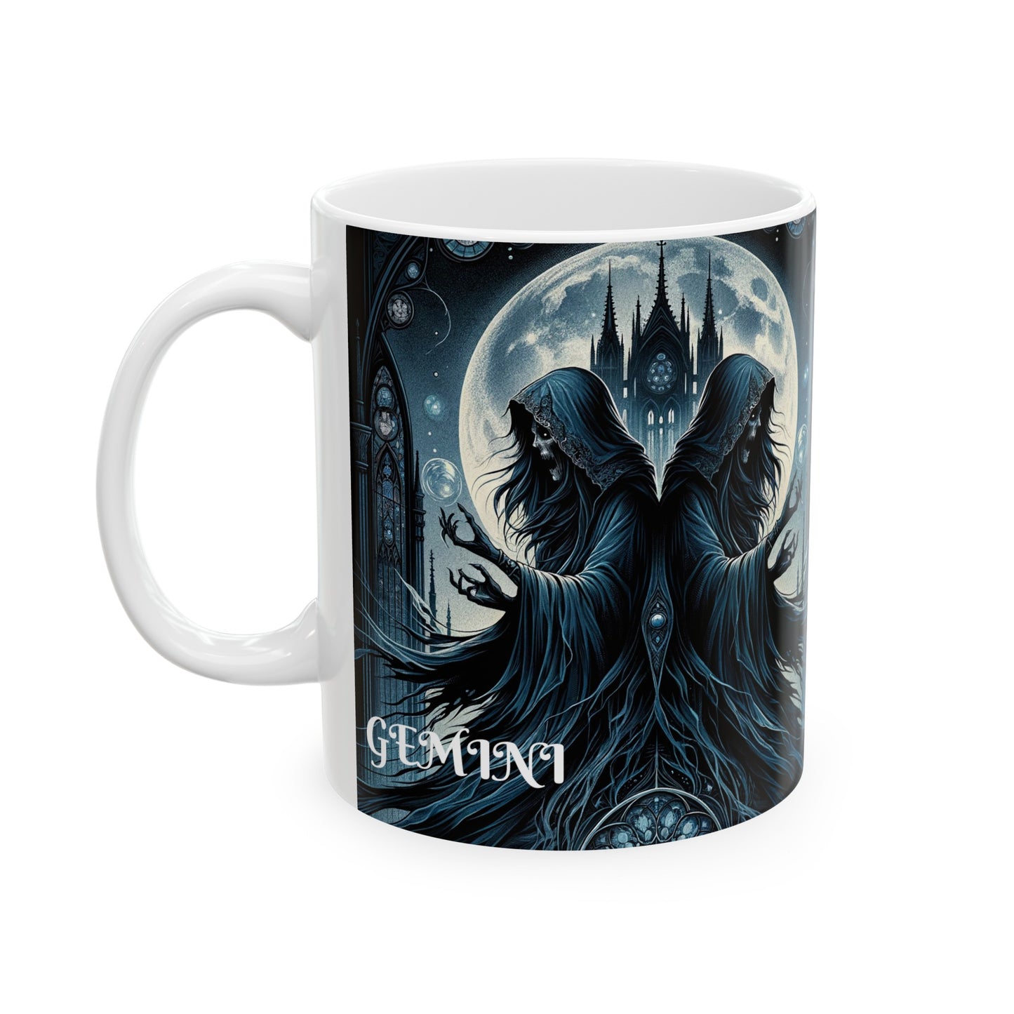 GEMINI GOTHIC Ceramic Mug, (11oz, 15oz)