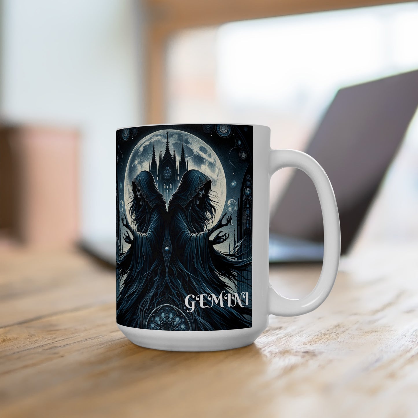 GEMINI GOTHIC Ceramic Mug, (11oz, 15oz)