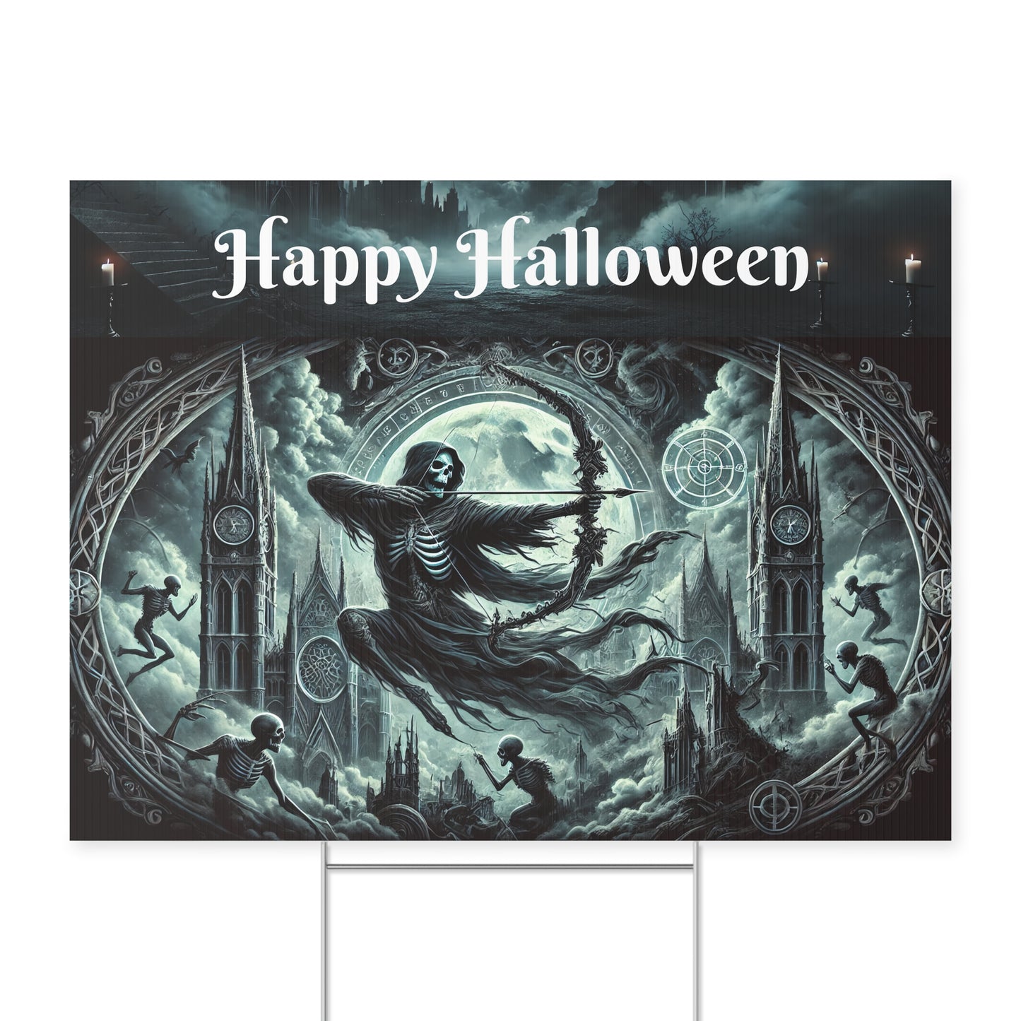 HAPPY HALLOWEEN Yard Sign Sagittarius