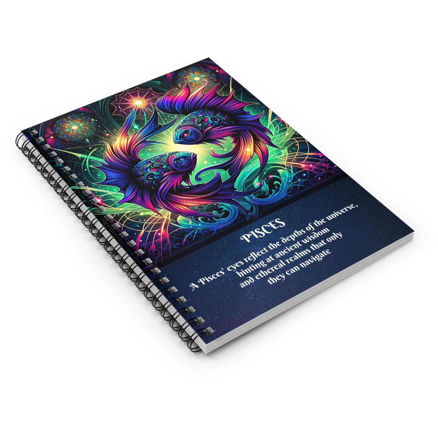 PISCES Spiral Notebook - Ruled Line