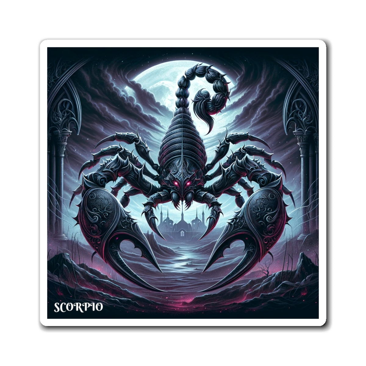 SCORPIO GOTHIC Magnets