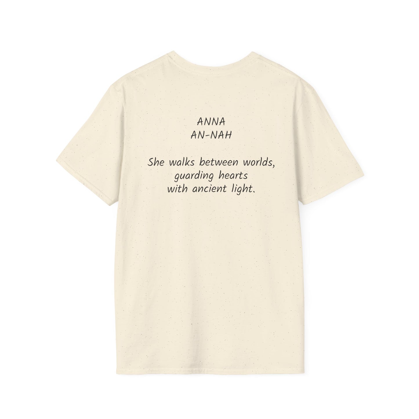 Mystical ANNA Name T-Shirt – Guardian of Light Edition. Spiritual Quote T-Shirt, Gift for Her, Affirmation Clothing, Unique Graphic Tee, Inspirational Apparel, Casual Style