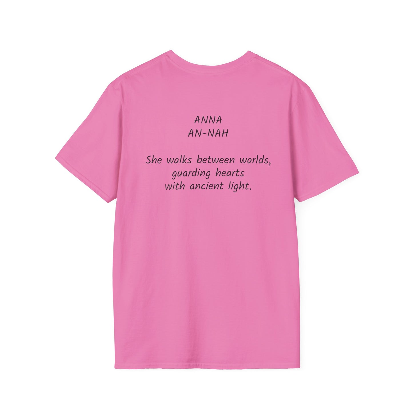 Mystical ANNA Name T-Shirt – Guardian of Light Edition. Spiritual Quote T-Shirt, Gift for Her, Affirmation Clothing, Unique Graphic Tee, Inspirational Apparel, Casual Style