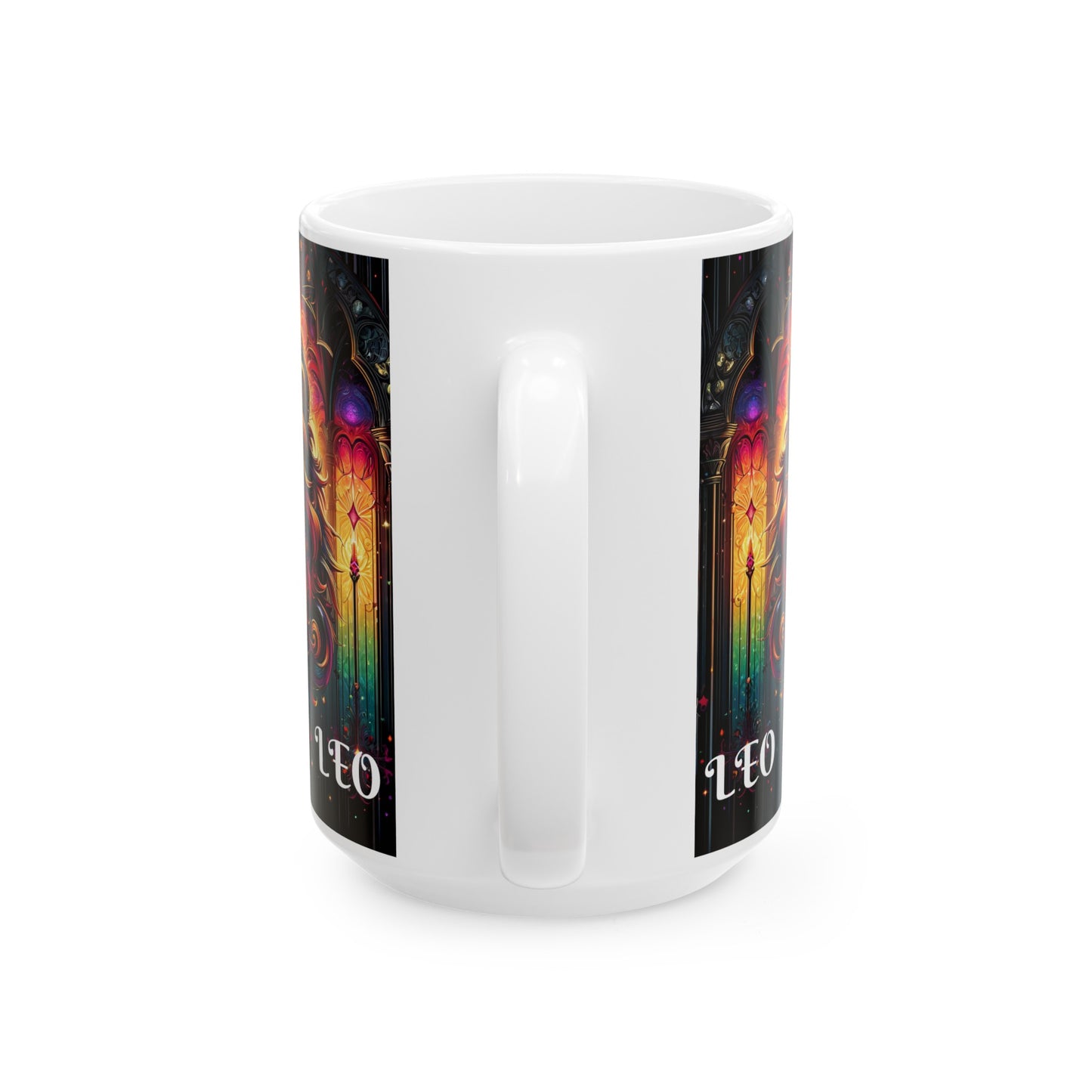 LEO Ceramic Mug, (11oz, 15oz)