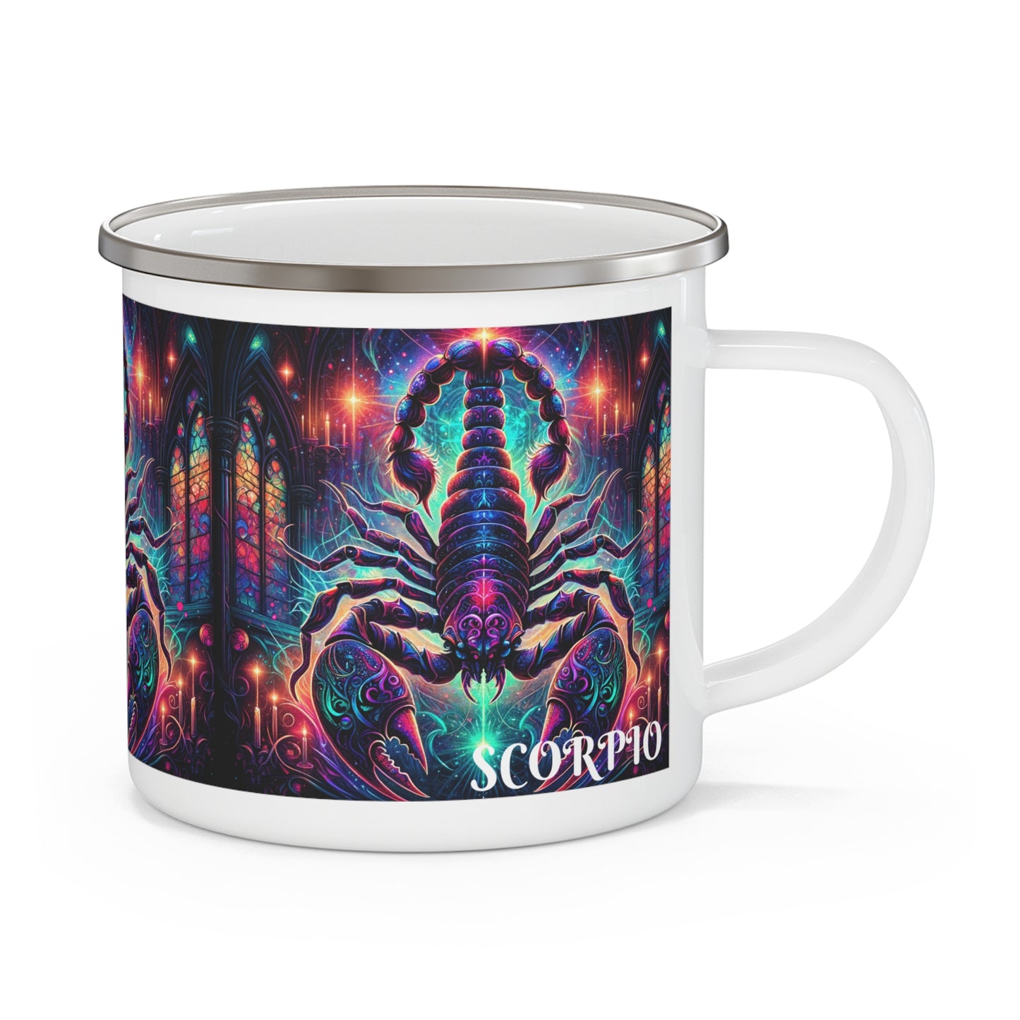 SCORPIO Enamel Camping Mug