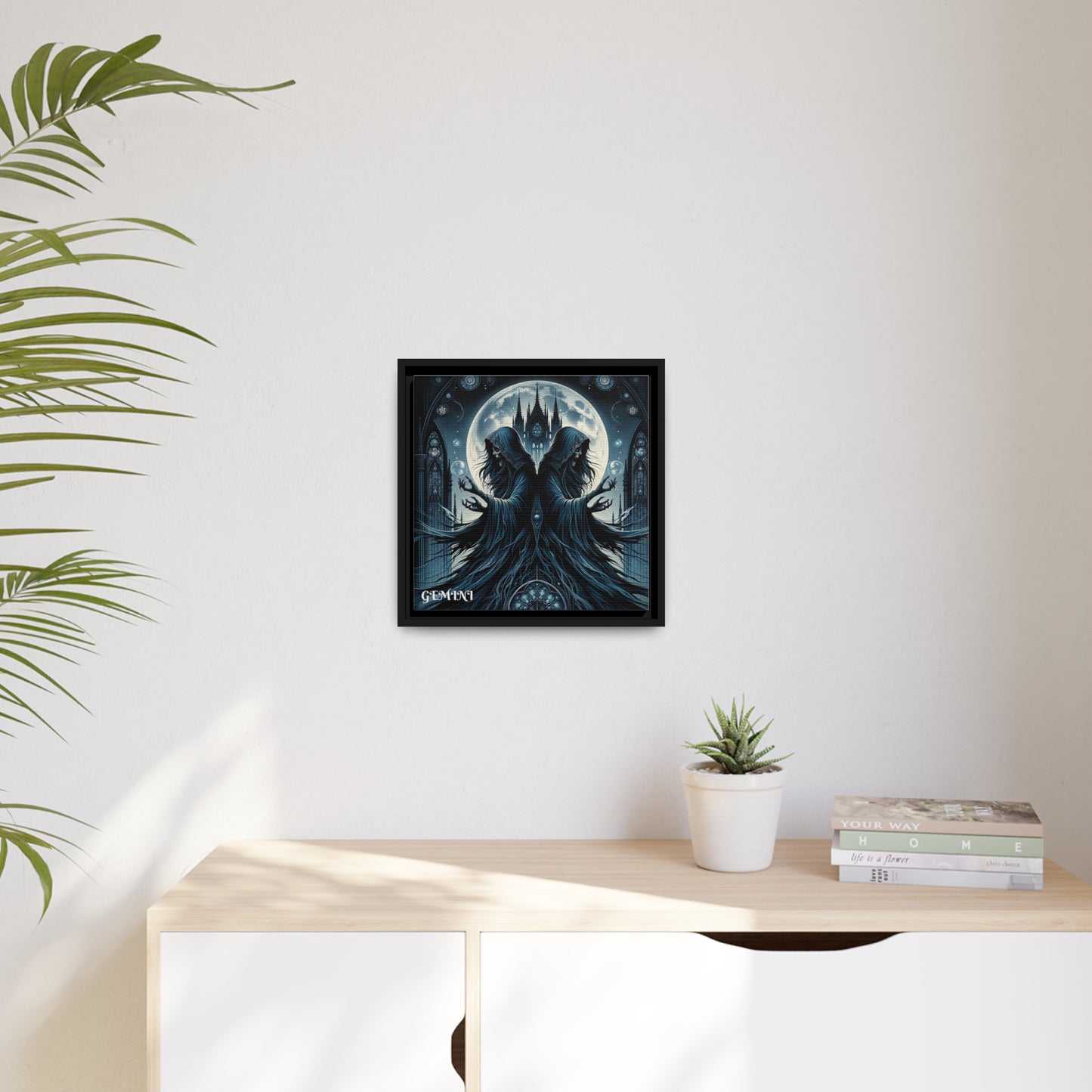 GEMINI Matte Canvas, Black Frame