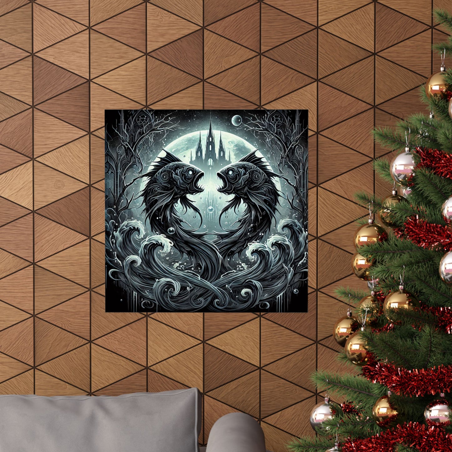 Happy Halloween Matte Vertical Posters Pisces