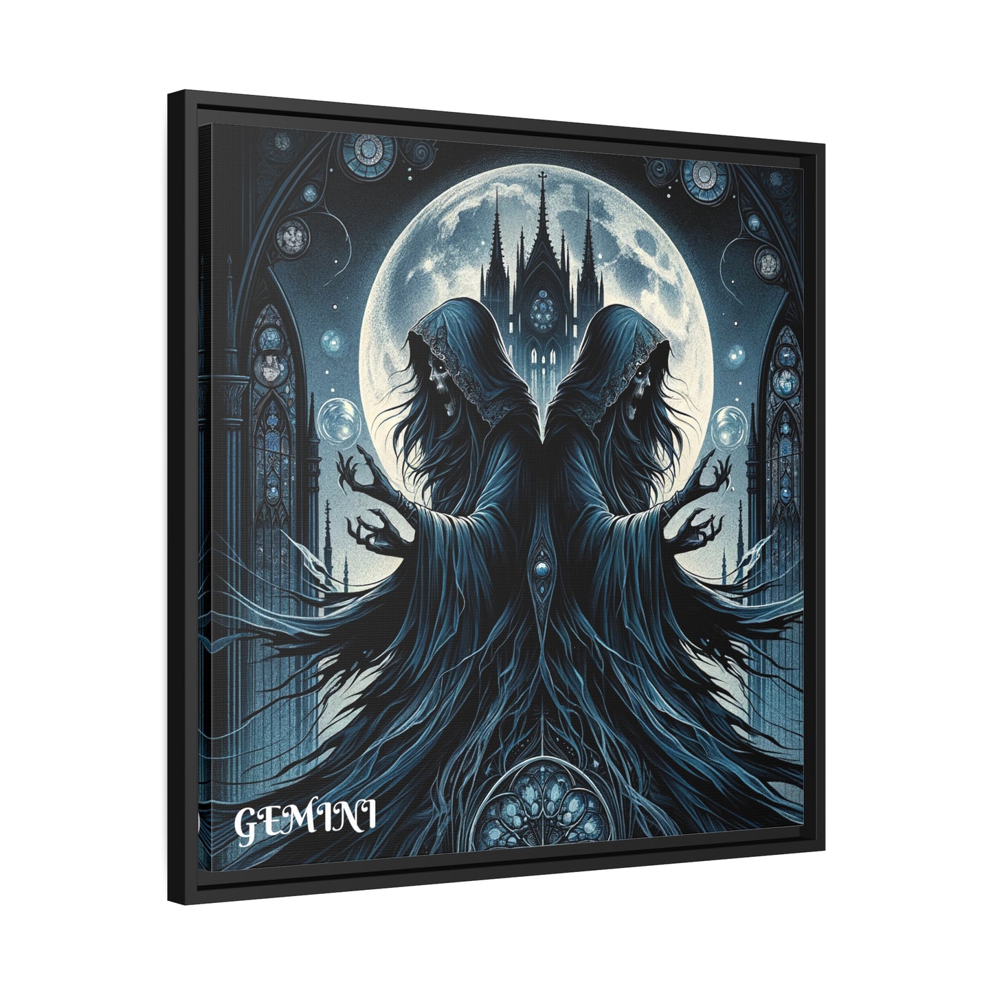 GEMINI Matte Canvas, Black Frame