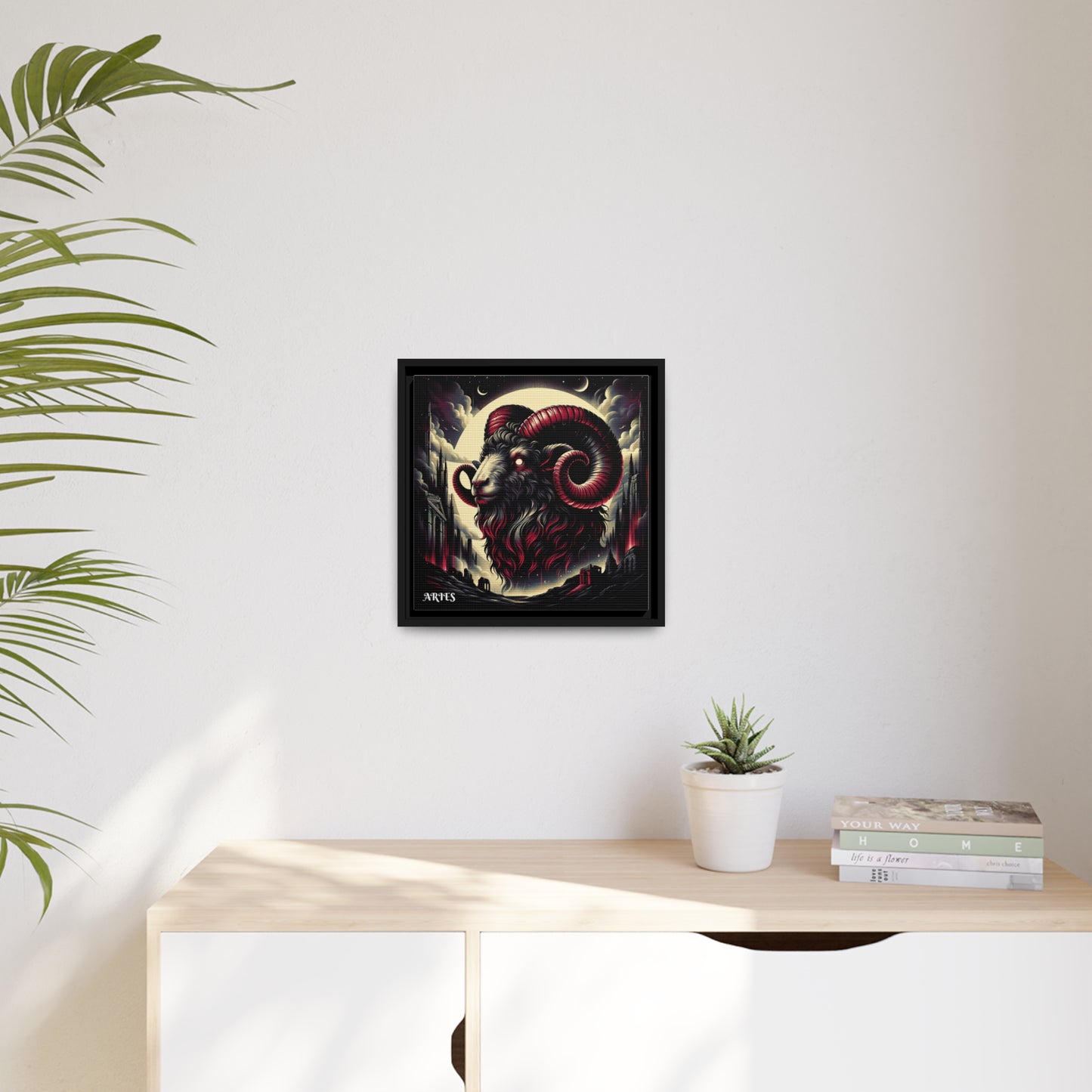 ARIES Matte Canvas, Black Frame