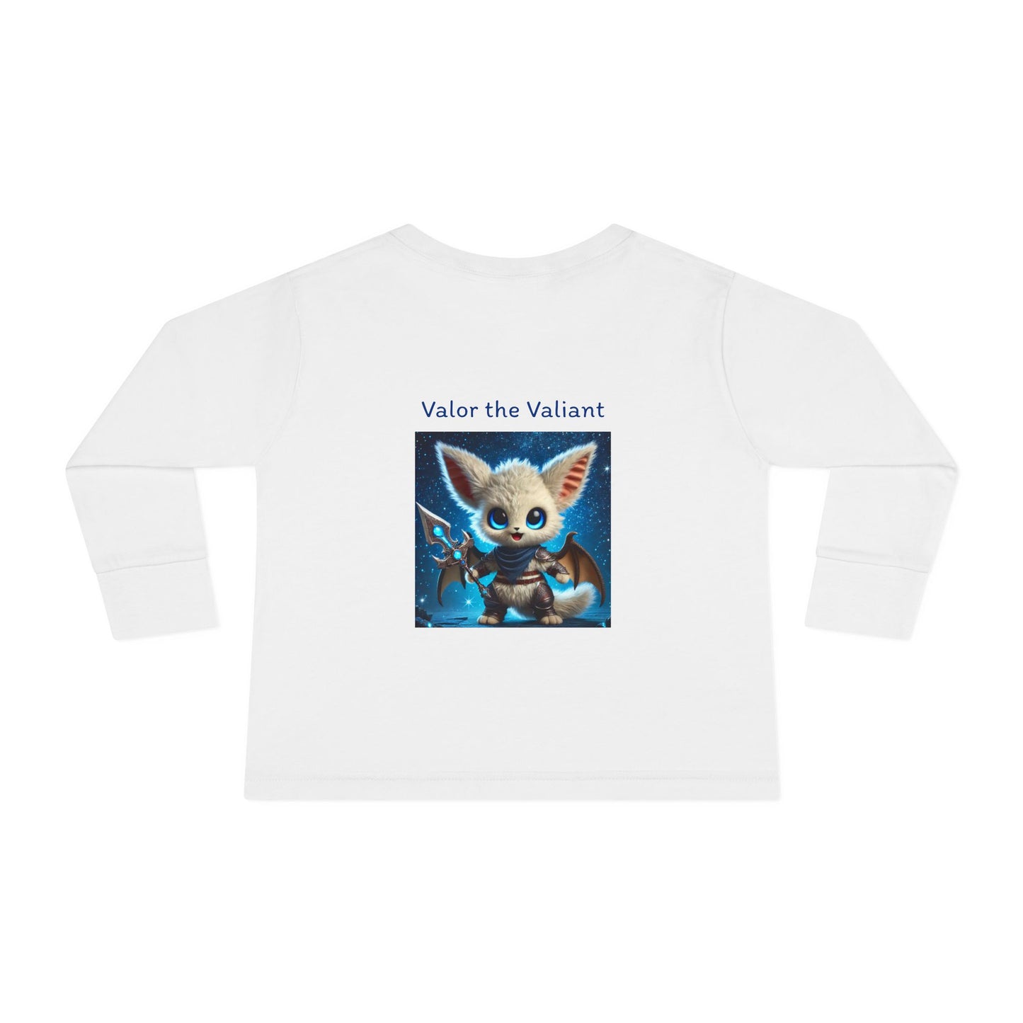 Toddler Long Sleeve Tee 2T-6T Fairyland Guardian Valor the Valiant, Soft and Magical