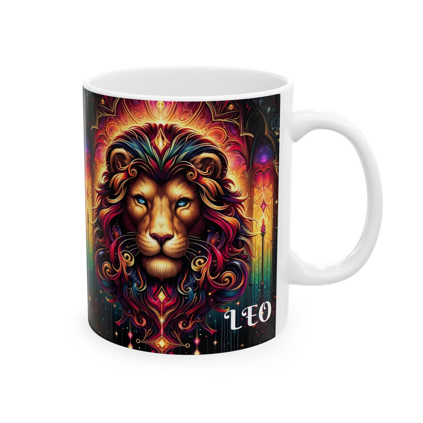LEO Ceramic Mug, (11oz, 15oz)