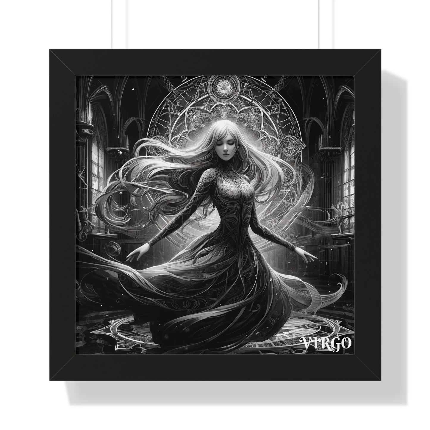 Virgo Framed Vertical Poster
