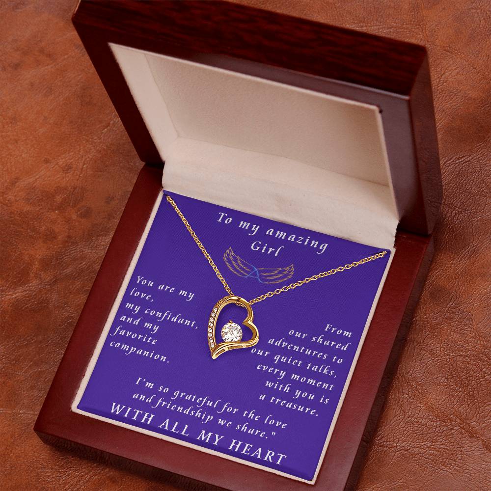From Boyfriend to Girlfriend Forever Love Necklace