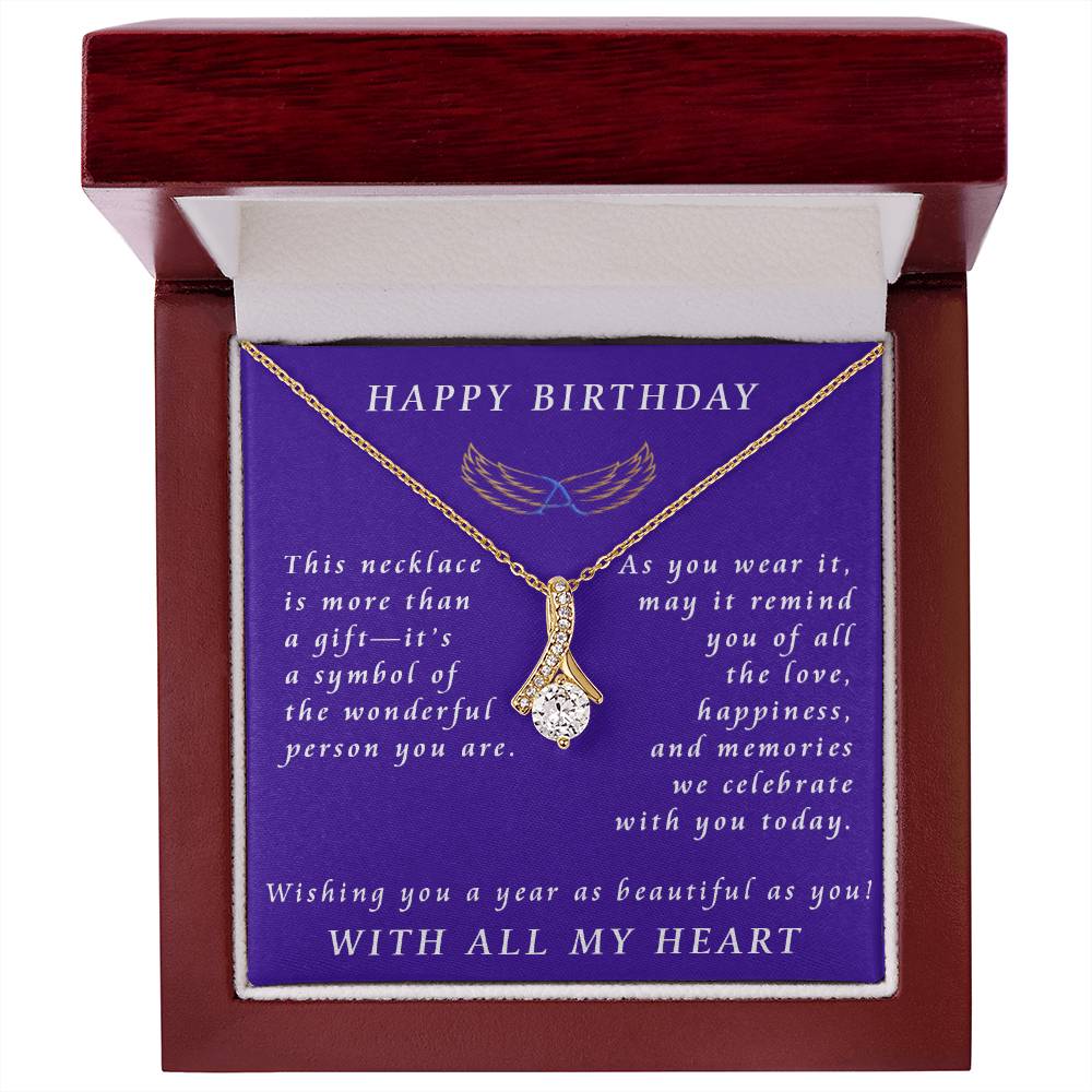 A Birthday Gift to Celebrate Love and Memories Alluring Beauty Necklace