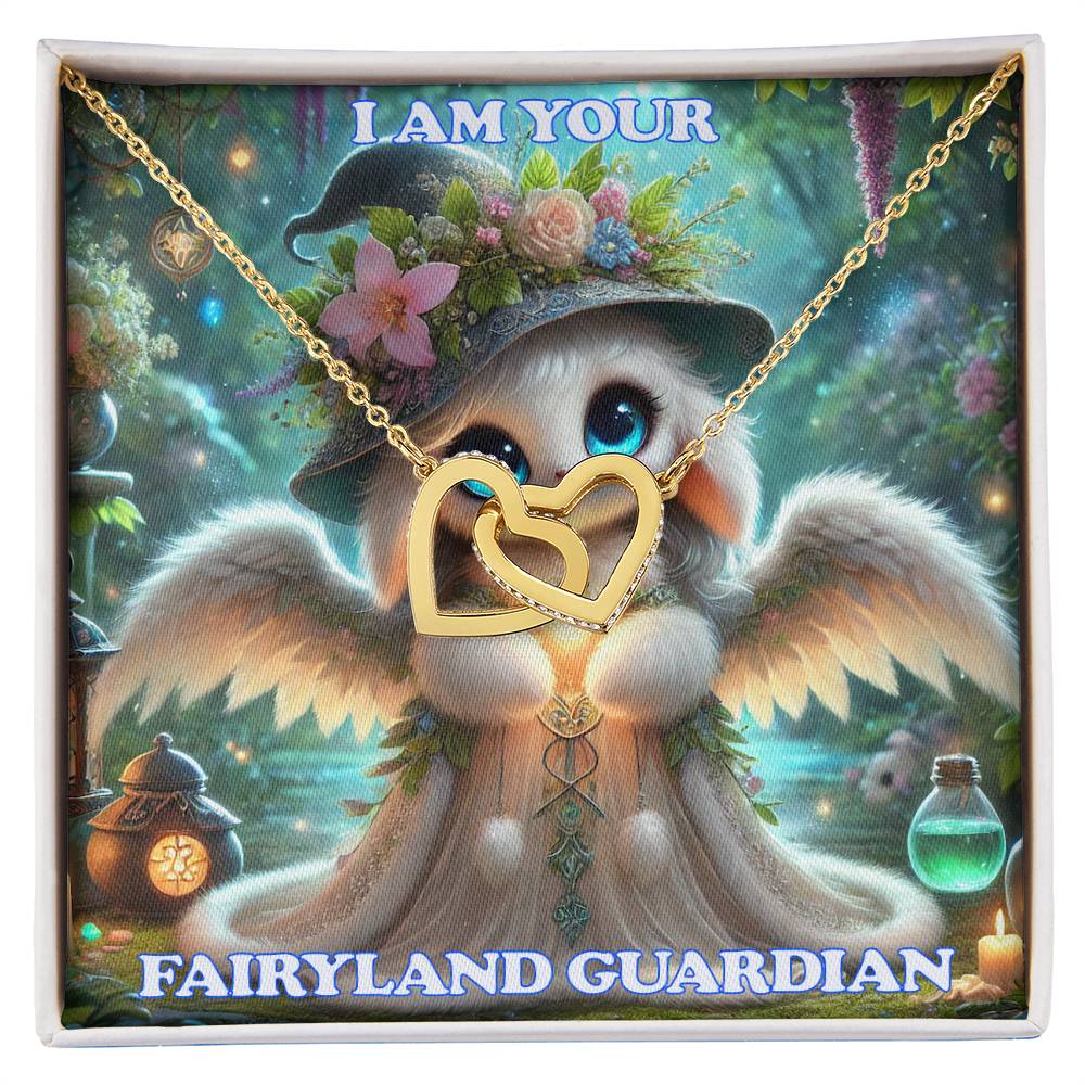 Interlocking Hearts Necklace Fairyland Guardians Anna the Mother