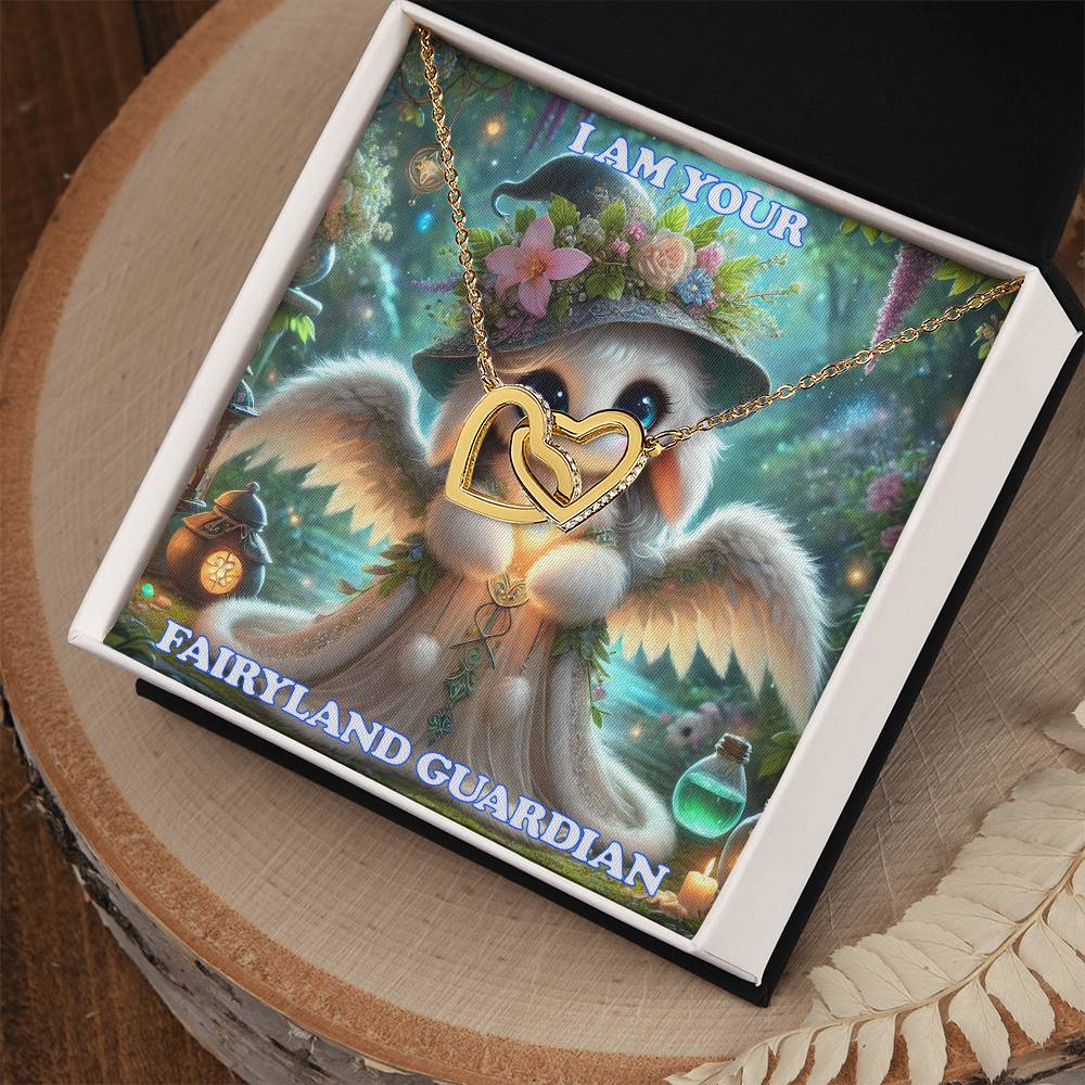 Interlocking Hearts Necklace Fairyland Guardians Anna the Mother
