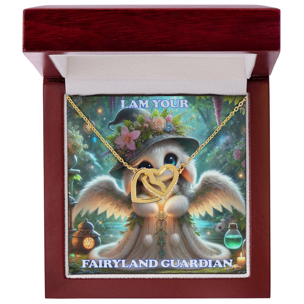 Interlocking Hearts Necklace Fairyland Guardians Anna the Mother