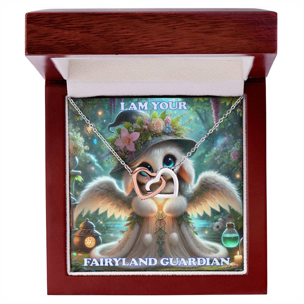 Interlocking Hearts Necklace Fairyland Guardians Anna the Mother