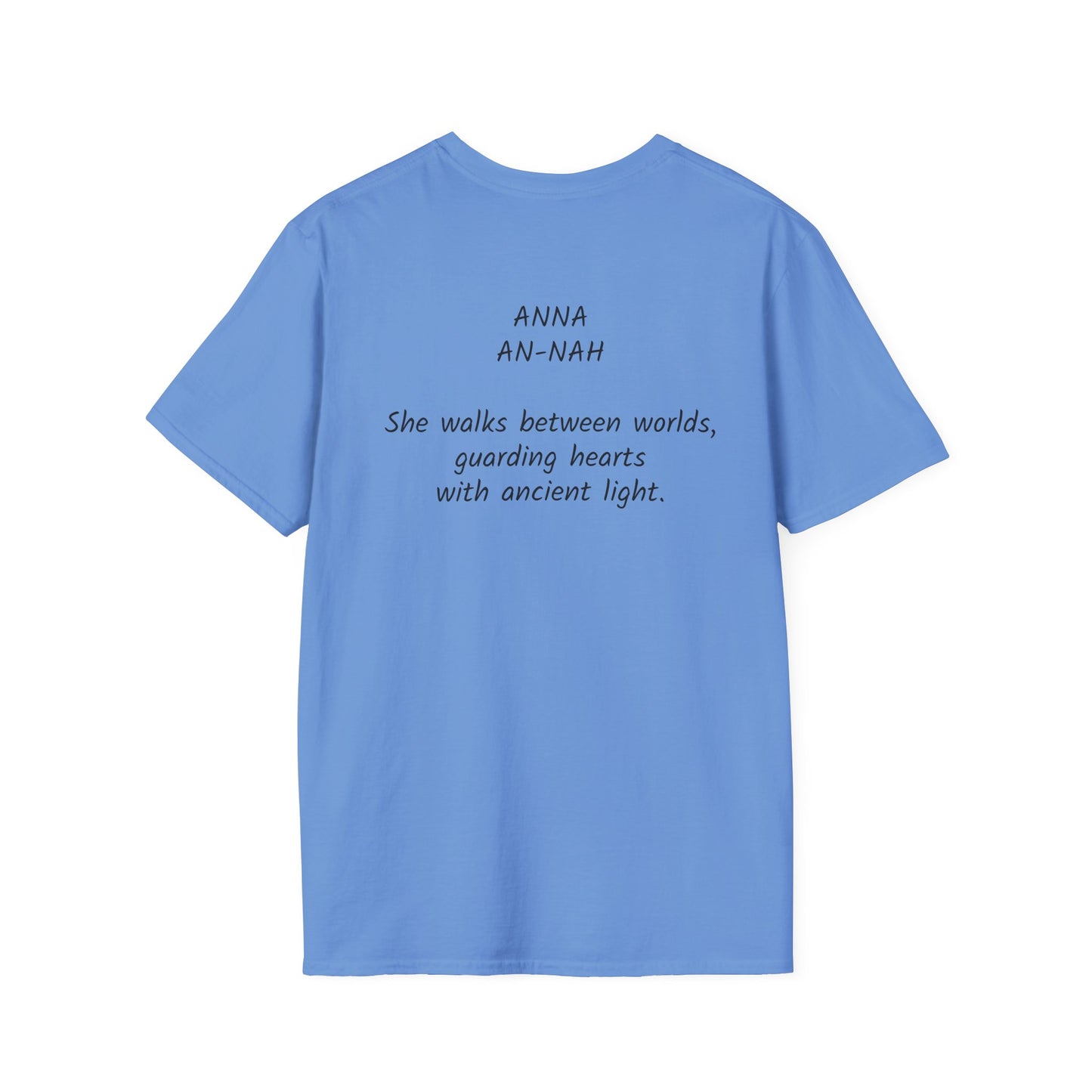 Mystical ANNA Name T-Shirt – Guardian of Light Edition. Spiritual Quote T-Shirt, Gift for Her, Affirmation Clothing, Unique Graphic Tee, Inspirational Apparel, Casual Style