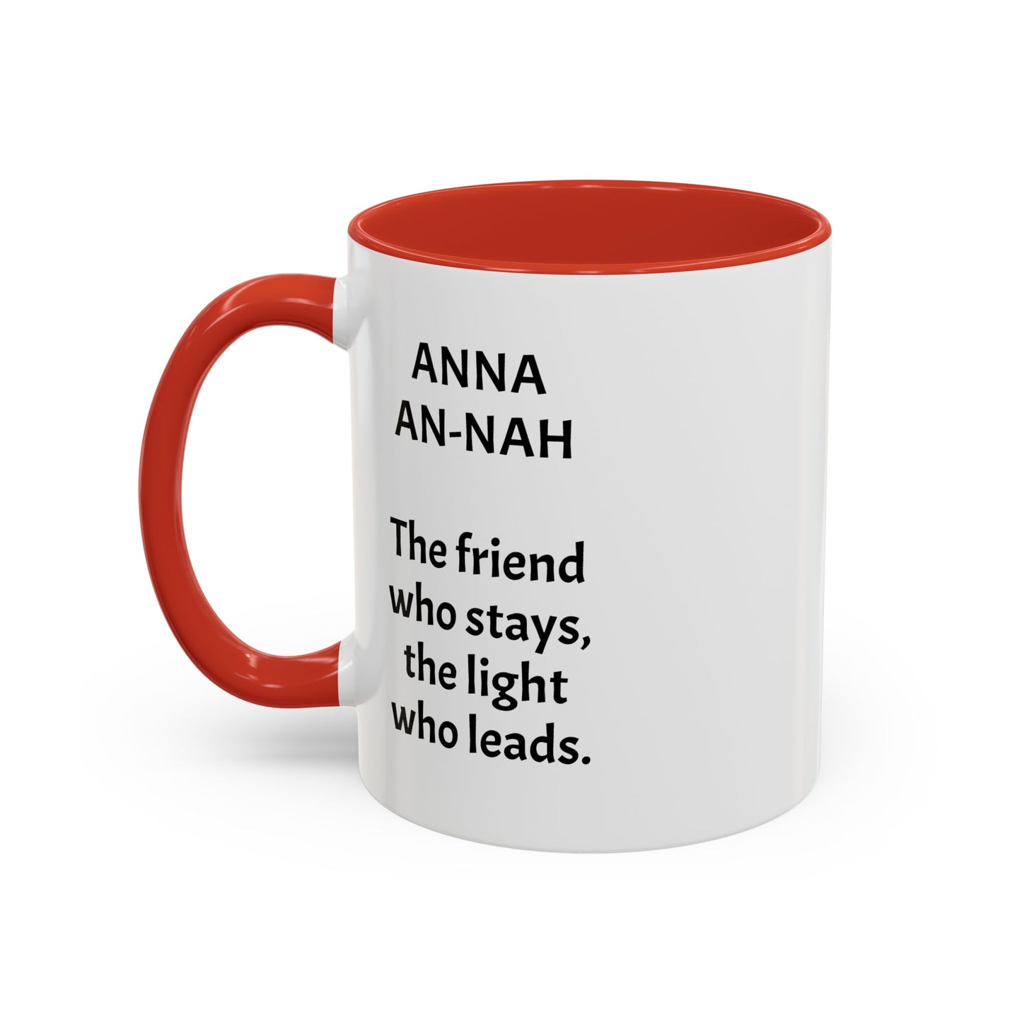 Mystical ANNA Name Mug – Witchy Quote Mugs – “She Walks Between Worlds” & “The Friend Who Stays”