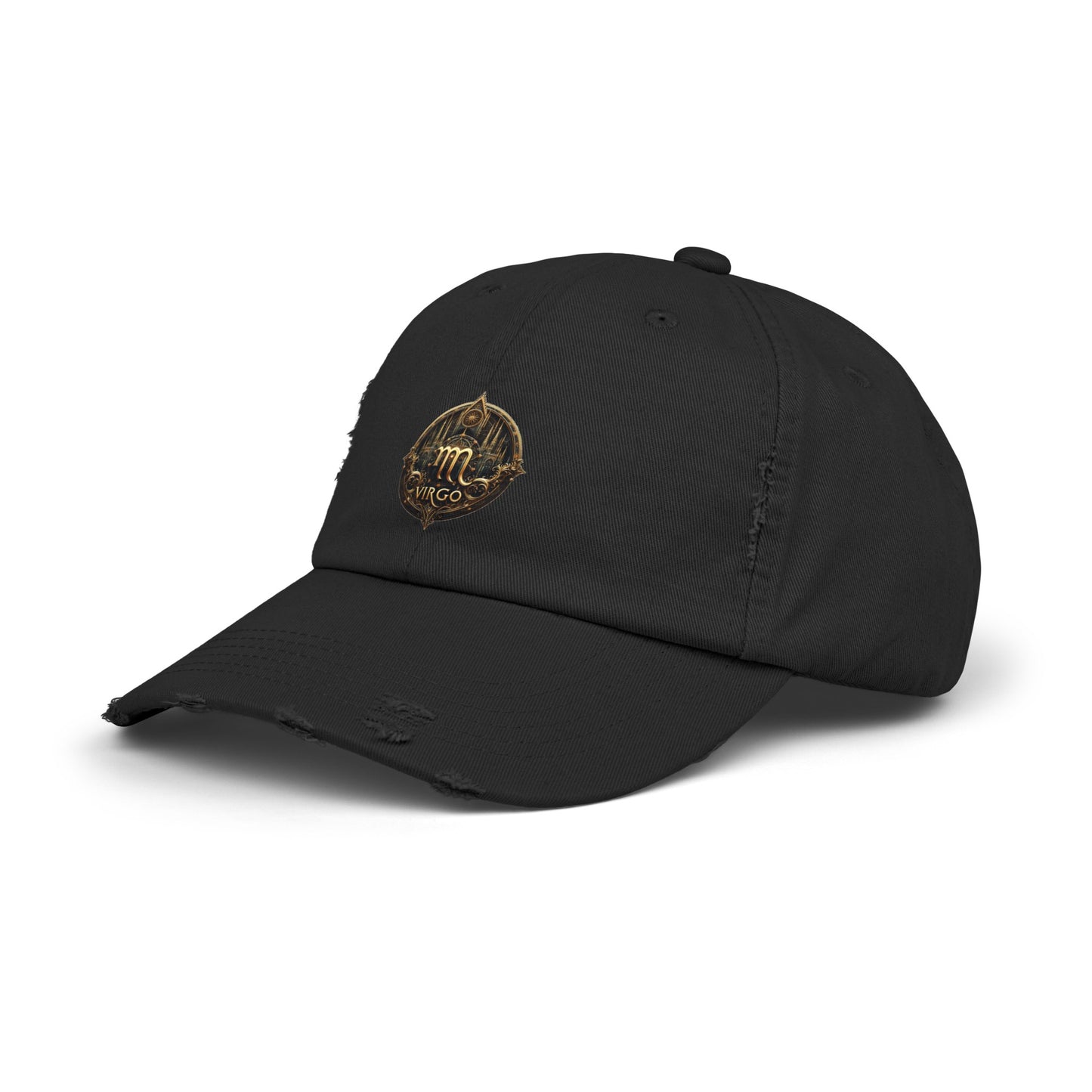 VIRGO Unisex Distressed Cap