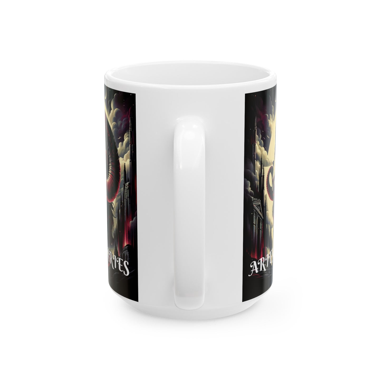 ARIES GOTHIC Ceramic Mug, (11oz, 15oz)